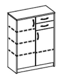 Kommode 38-004 Optimus 38-004-66