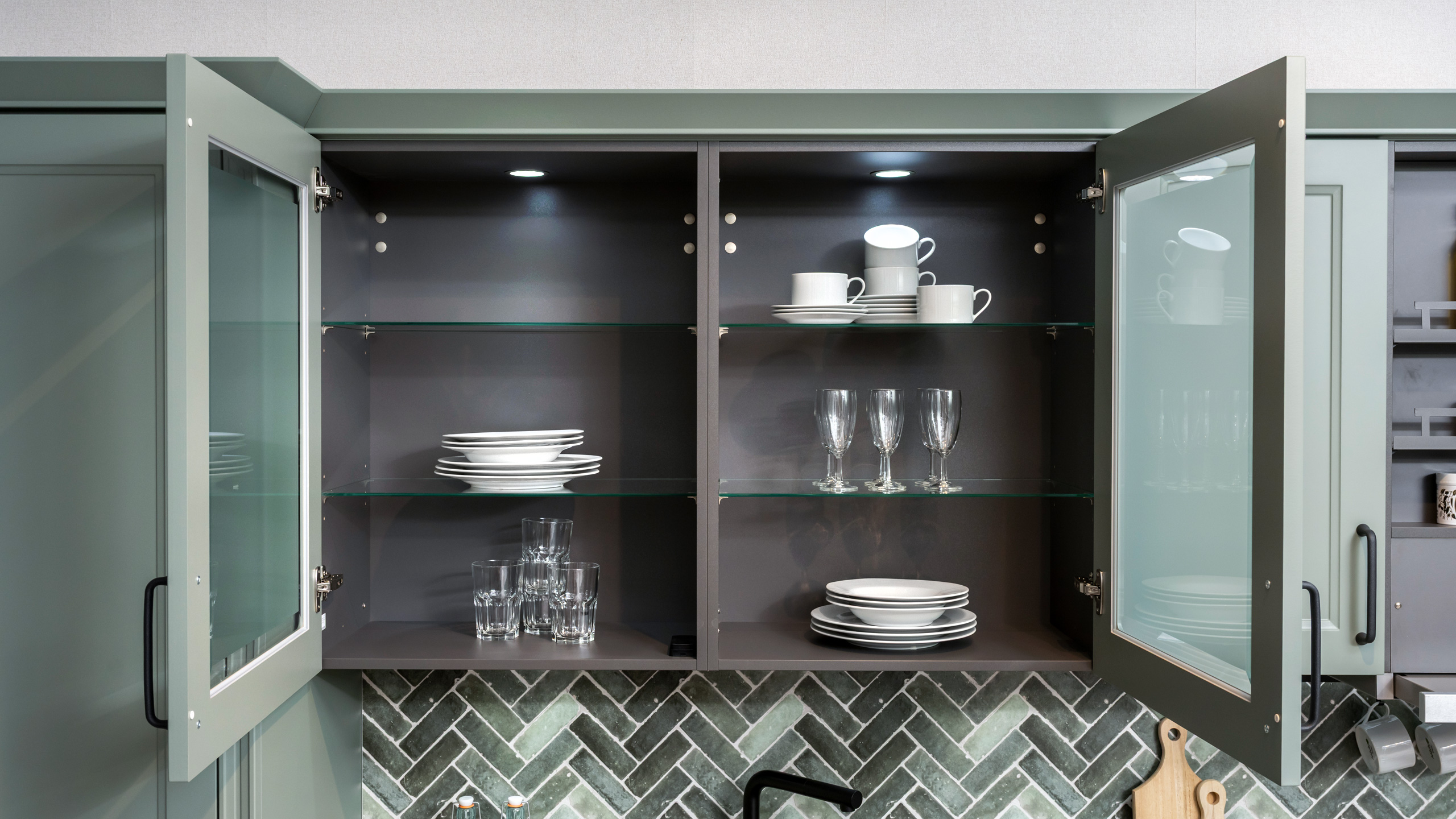 Trendige Paar-Küche "Cascada" von Nobilia