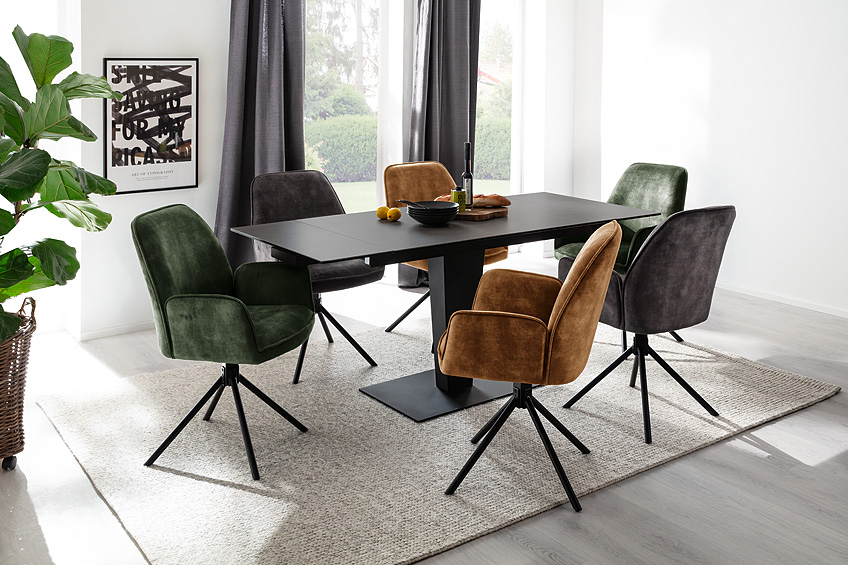 4 Fuß Stuhl mit Armlehnen Ottawa