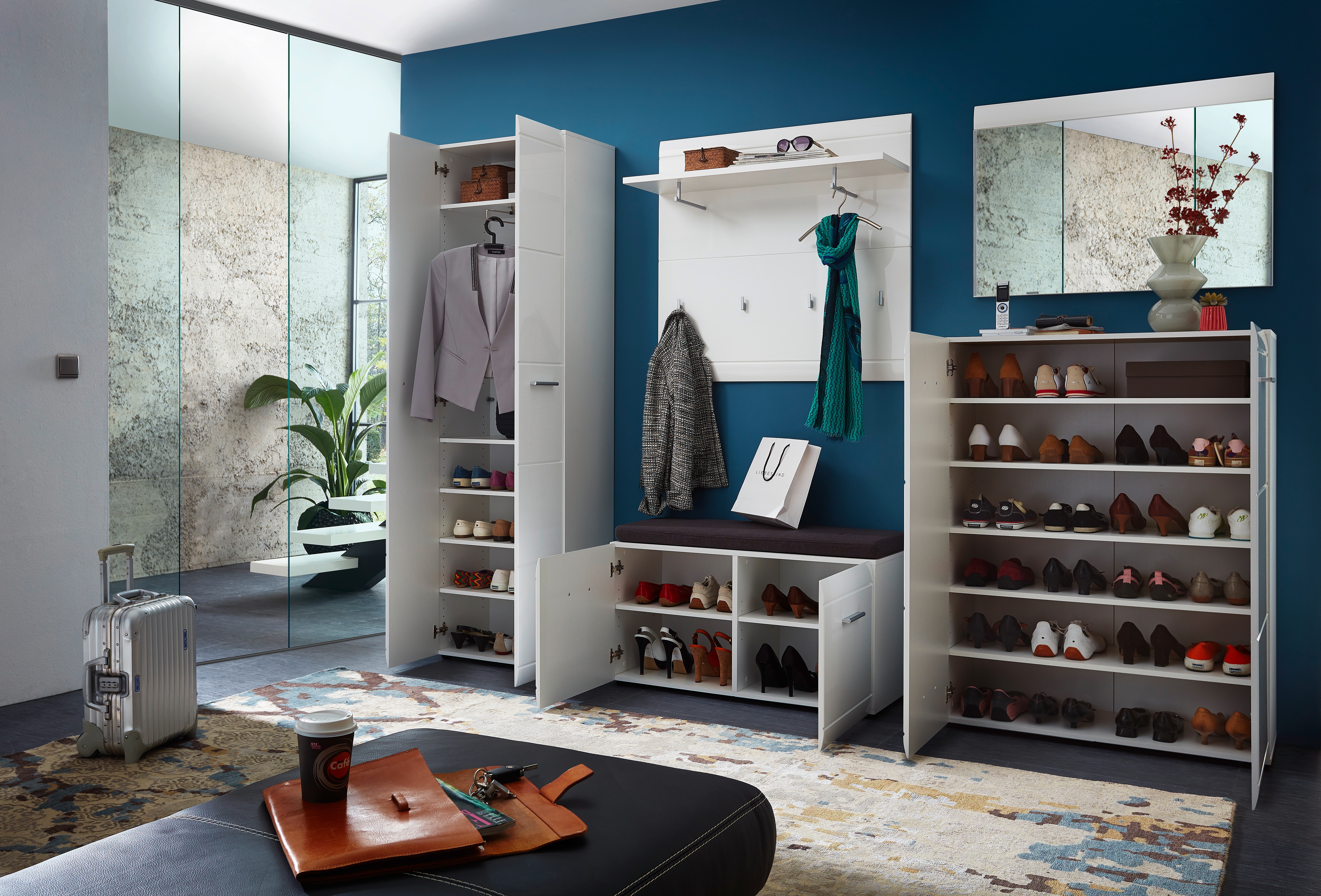 Garderobenschrank, 2 T GW-Adana 3577-84