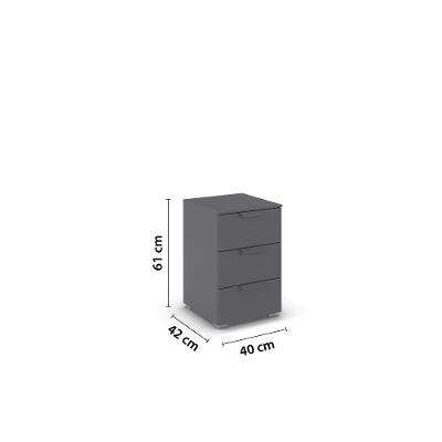 Nachttisch 3 SBK Aditio Box AC23W.64JD      Orange-Z