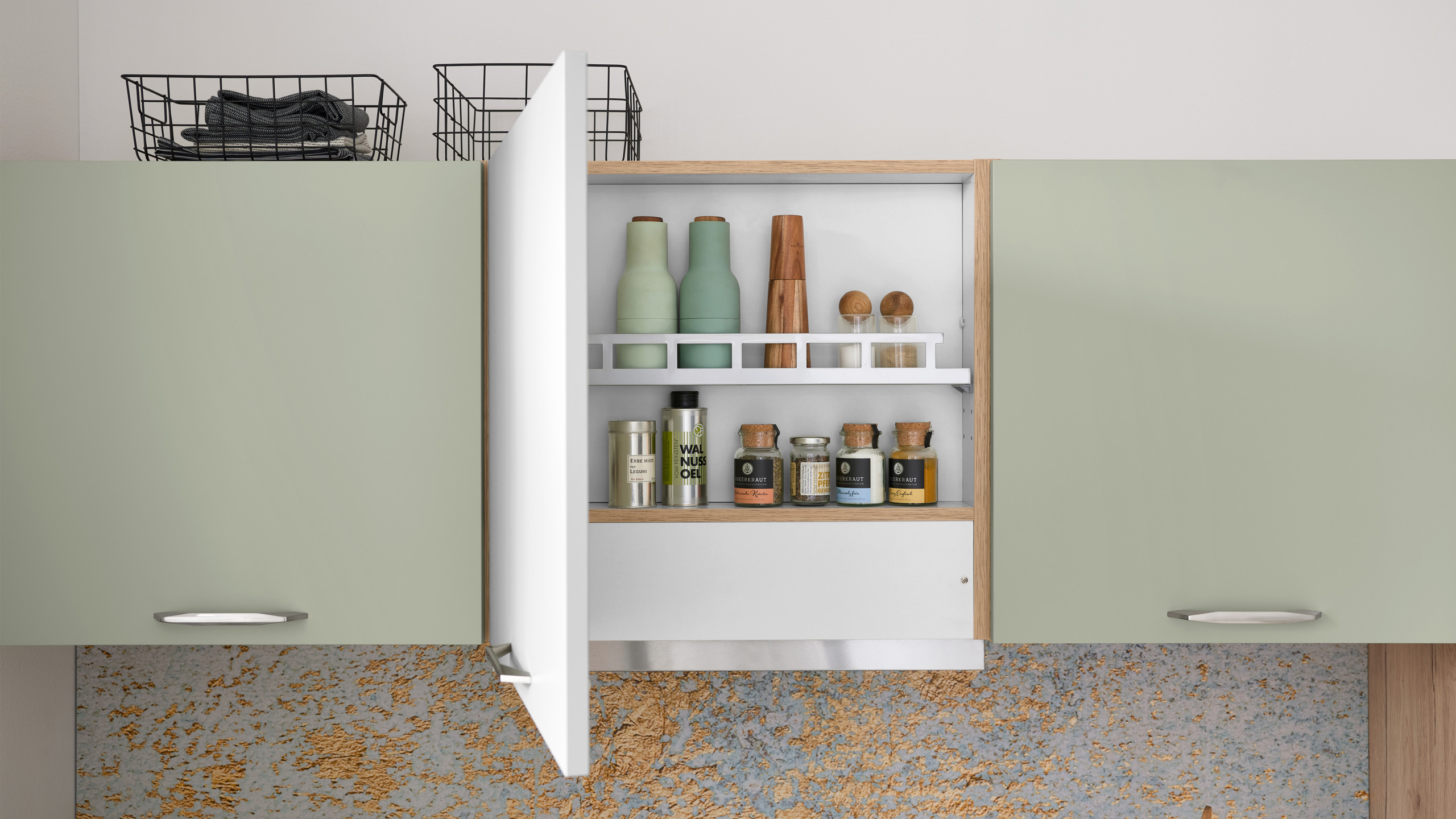 Trendküche "Senso" in L-Form von Culineo