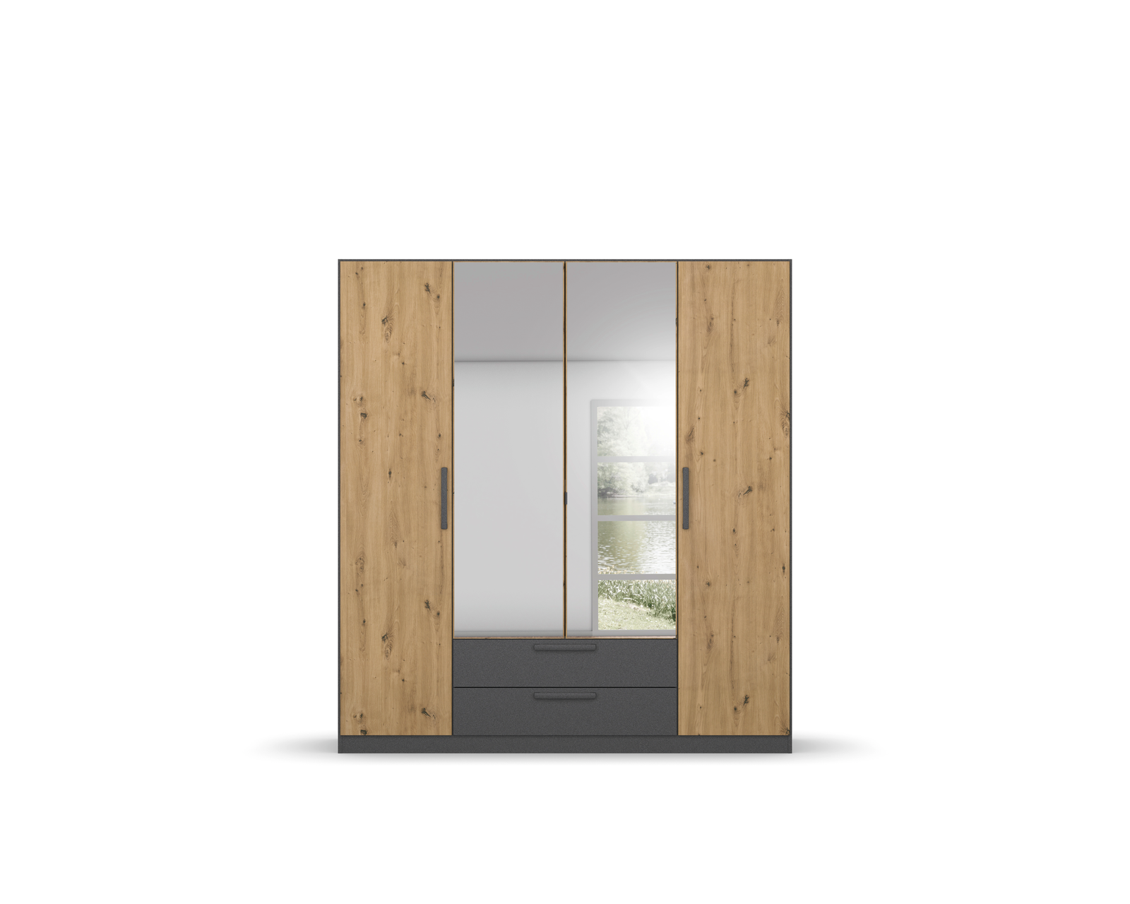 Drehtürenschrank, 4-türig, 2 SBK Style-Up AC399.2205          Blue-Z
