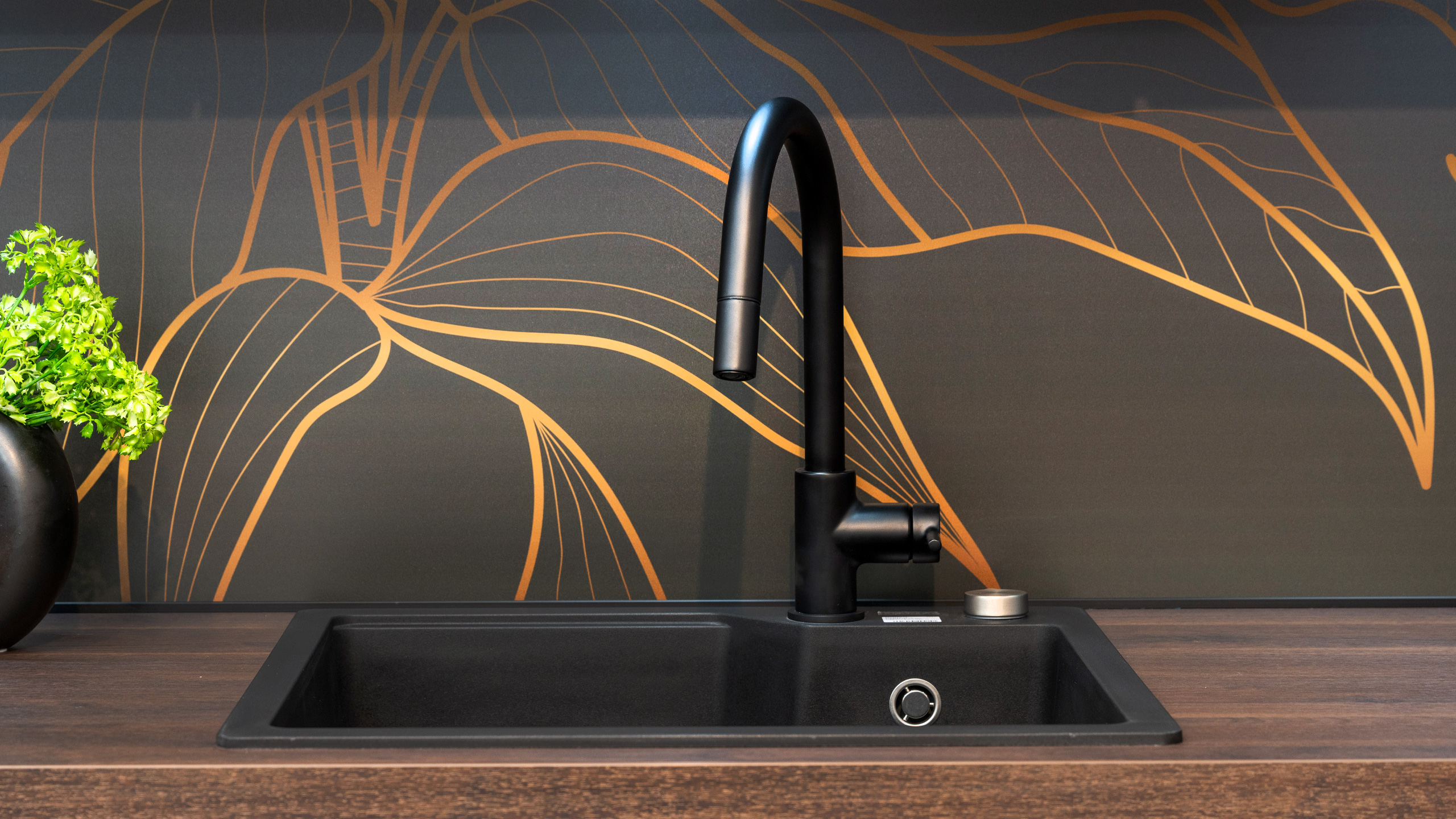 Klassische L-Küche "Laser" von Culineo 