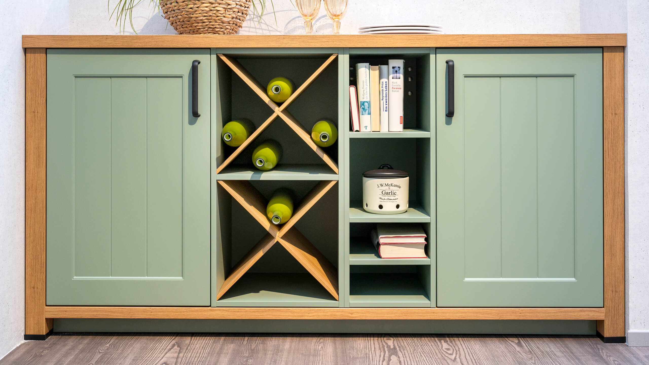 Trendige Landhausküche Modell Canto von Wert Küche