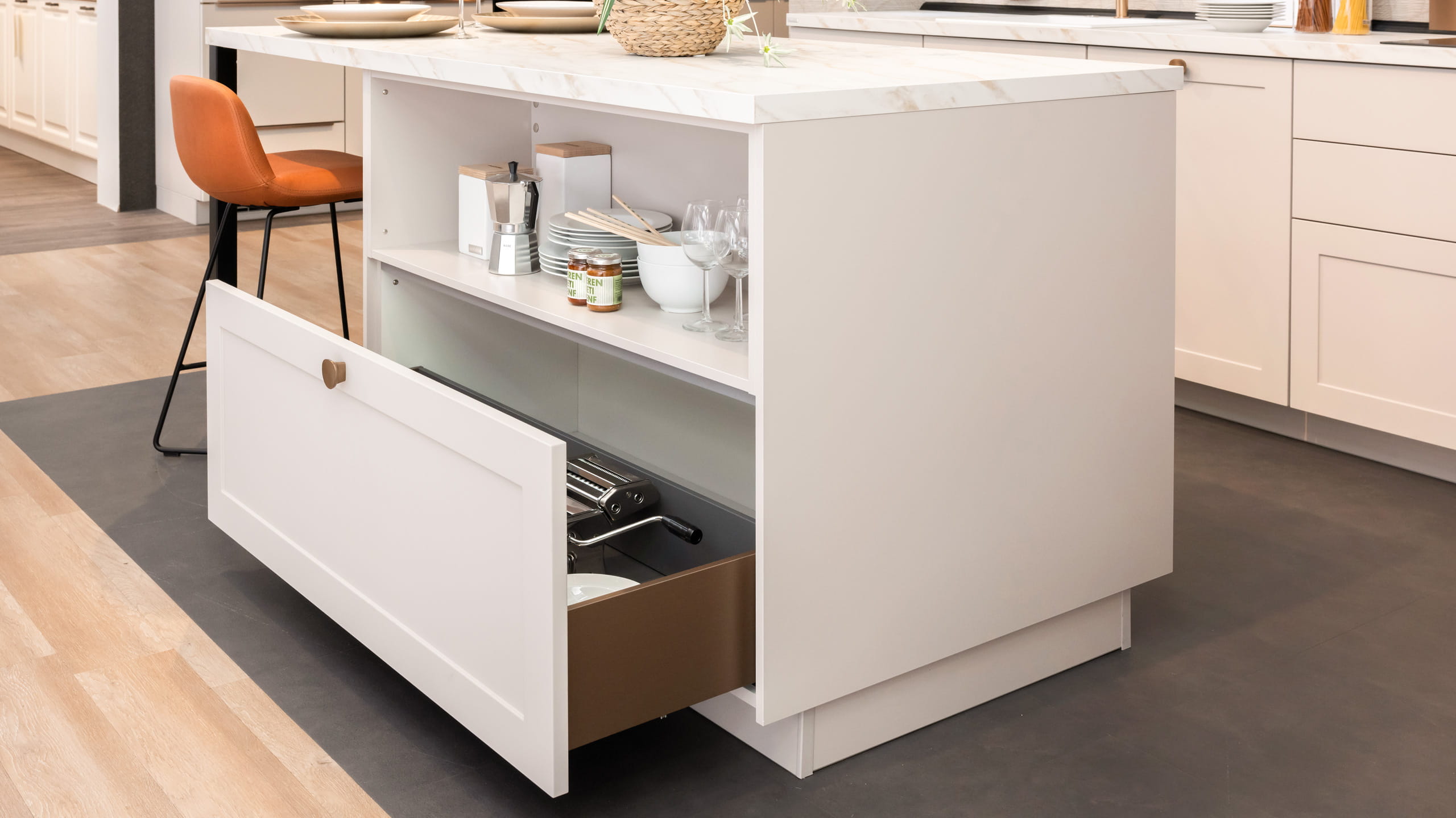 Moderne Landhausküche "Nordic" von Nobilia 