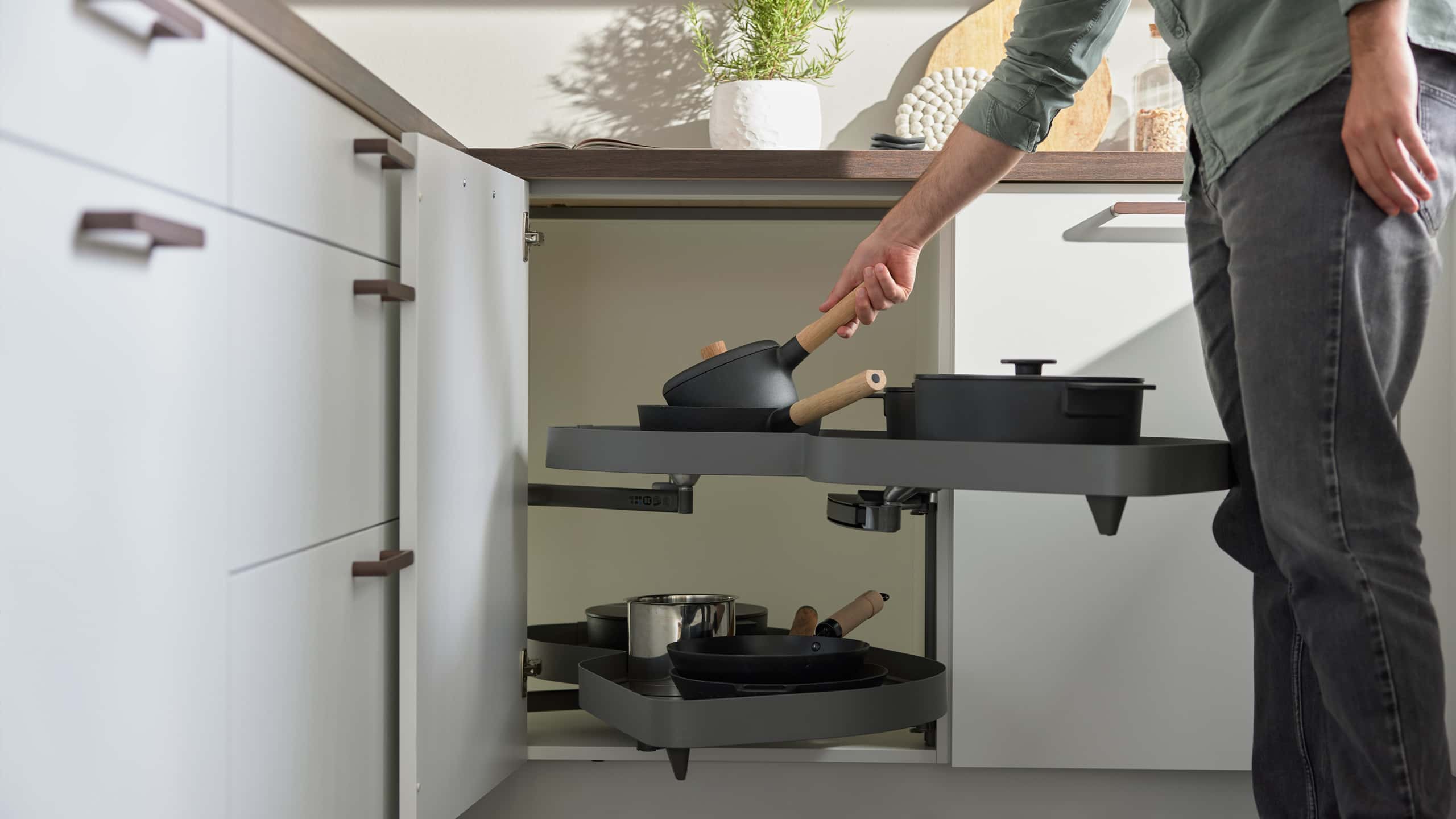 Moderne Familienküche "Laser" in U-Form von Culineo