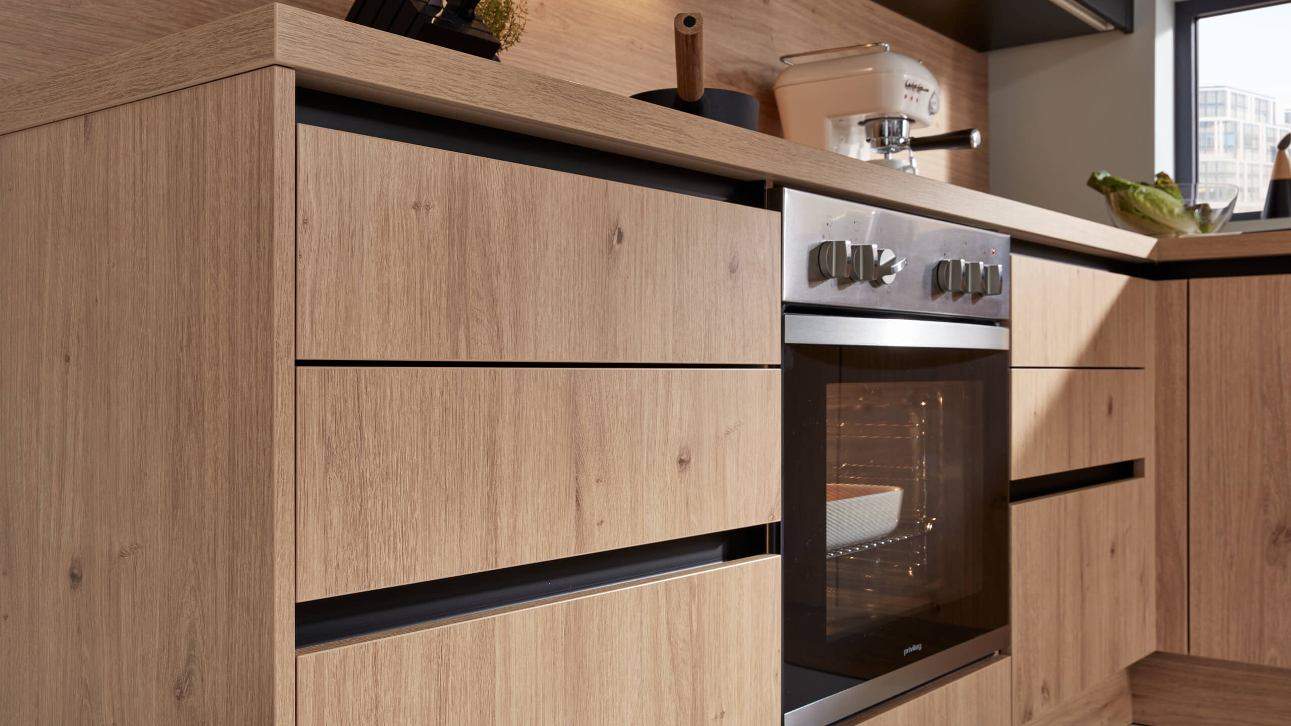 Moderne Familienküche "Barbara" in L-Form von Wert Küche