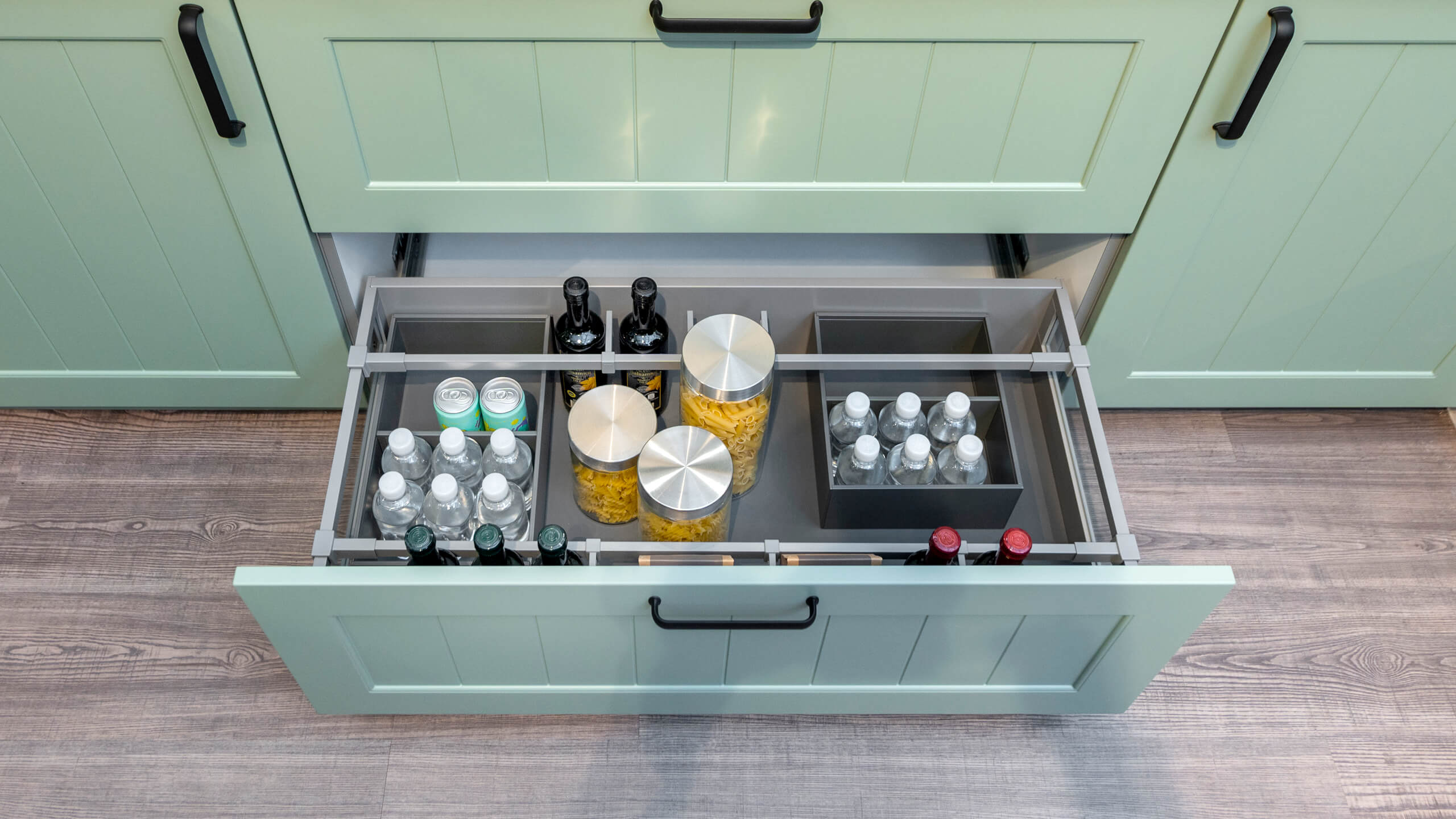 Trendige Landhausküche Modell Canto von Wert Küche