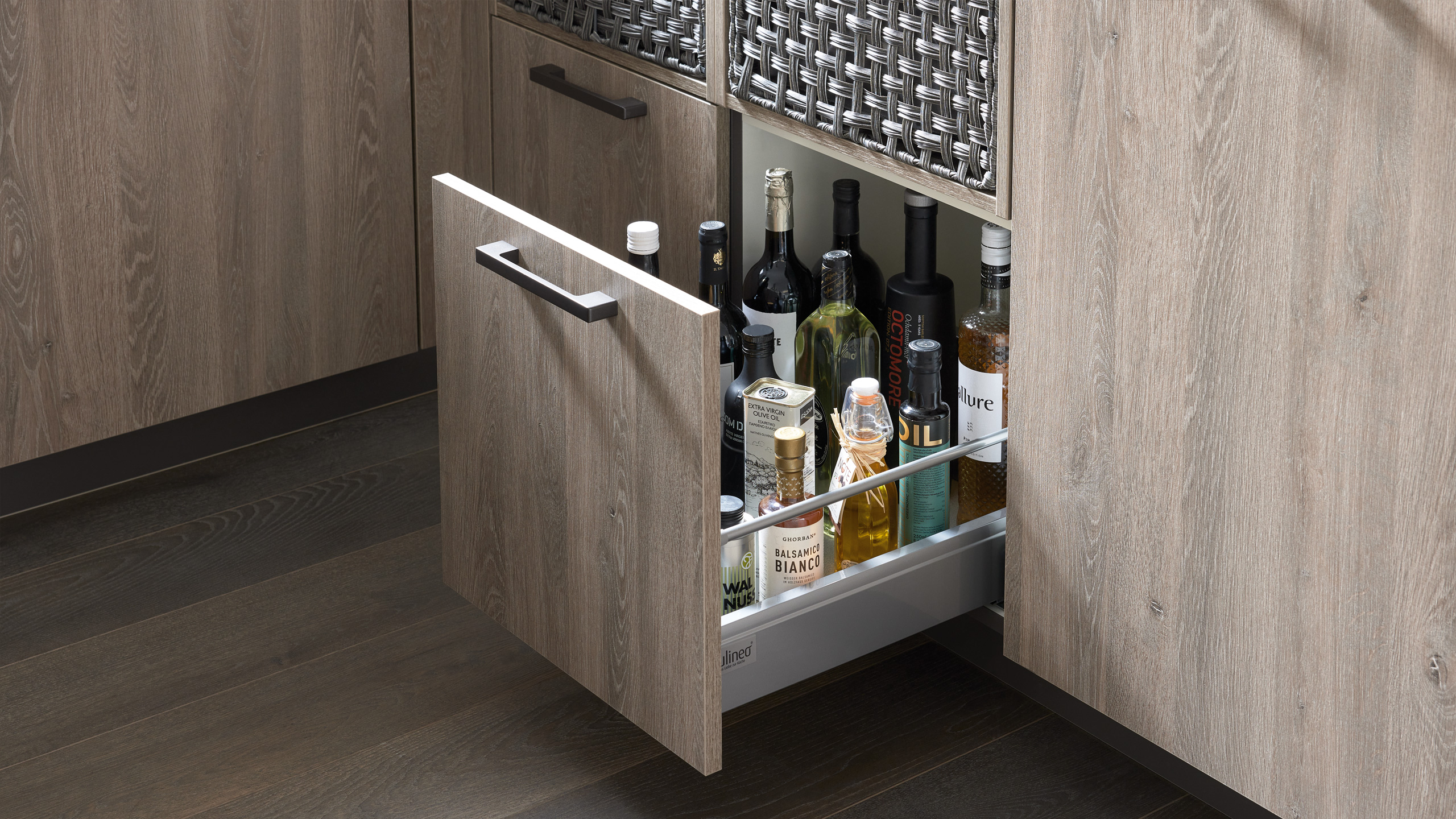 Moderne Familienküche "Riva" in U-Form von Culineo