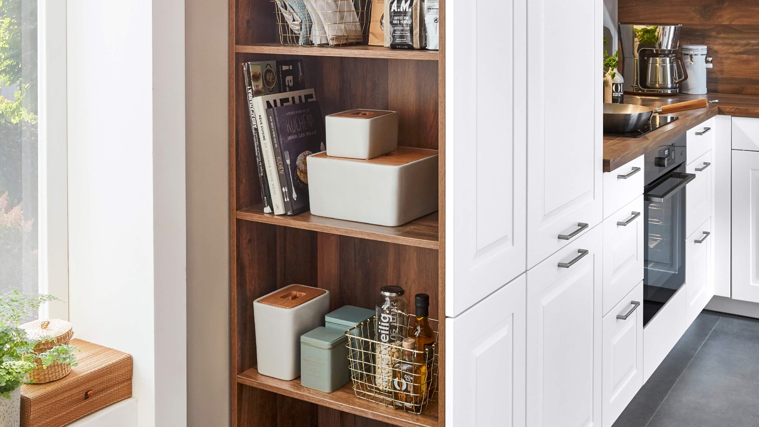 Landhausküche "Sylt" in L-Form von Nobilia