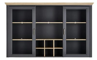 Buffet-Aufsatz inkl.LED-Beleucht. Jasmin 1LG9GH23