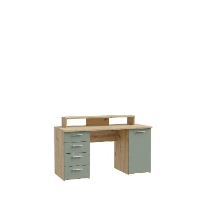 Schreibtisch, 1 T + 4 SBK Net 106 MT980-M888-U59