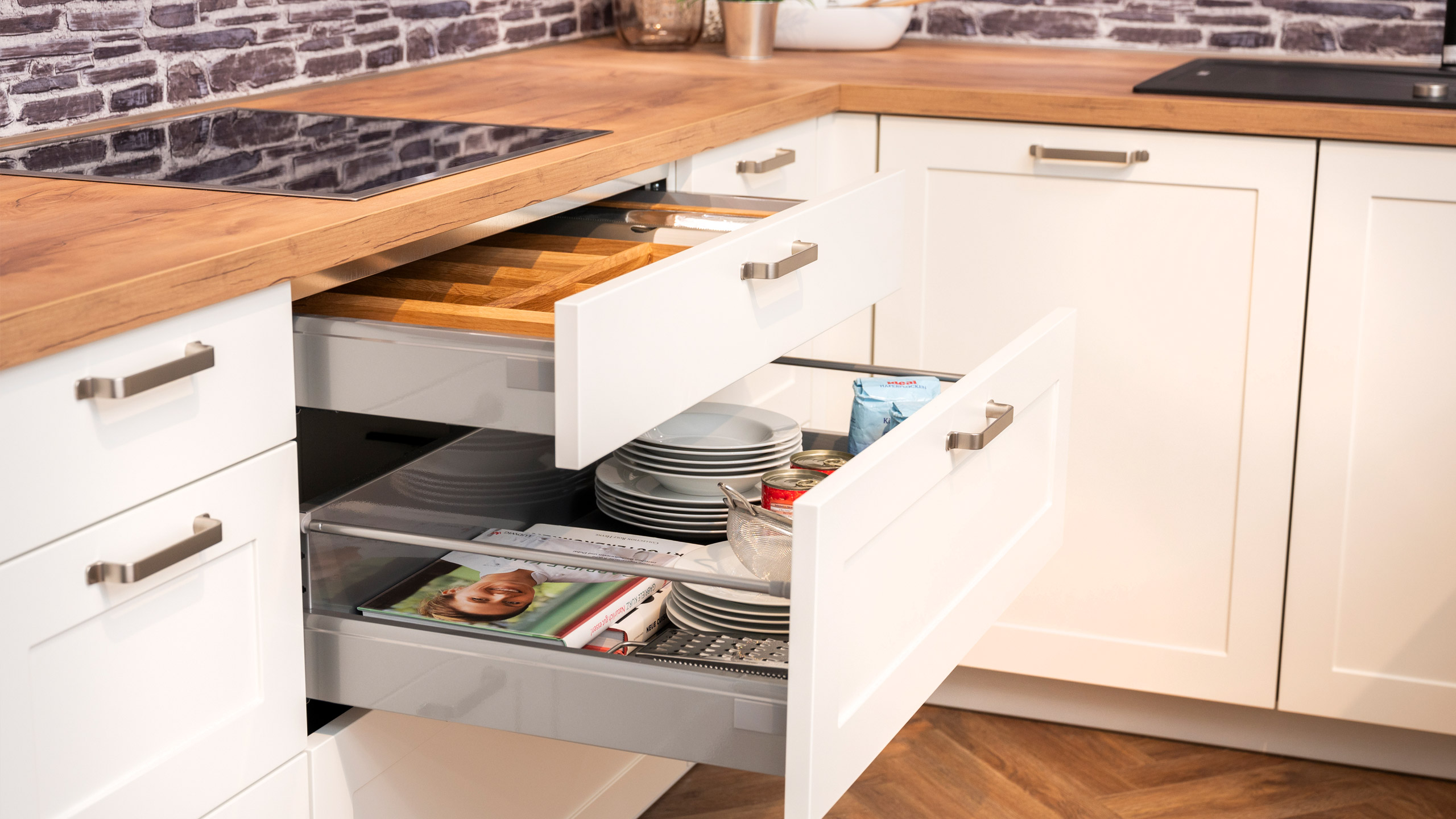 Einladende Familienküche "Nordic" von Nobilia 