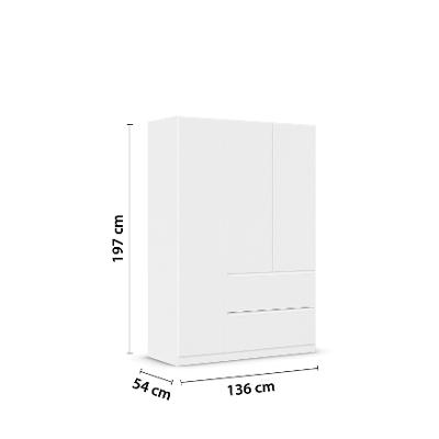 Drehtürenschrank, 3-trg., 2 SBK Costa AG425.0CN8            Blue-Z