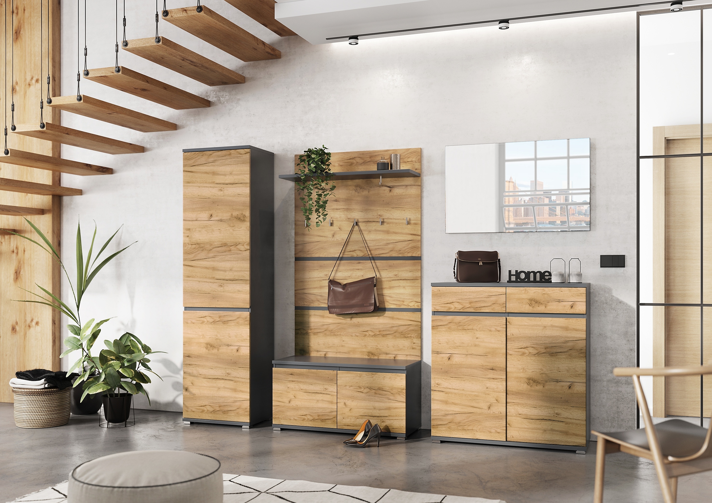 Schuhschrank, 2 SBK + 2 Türen GW-Lissabon 3471-562