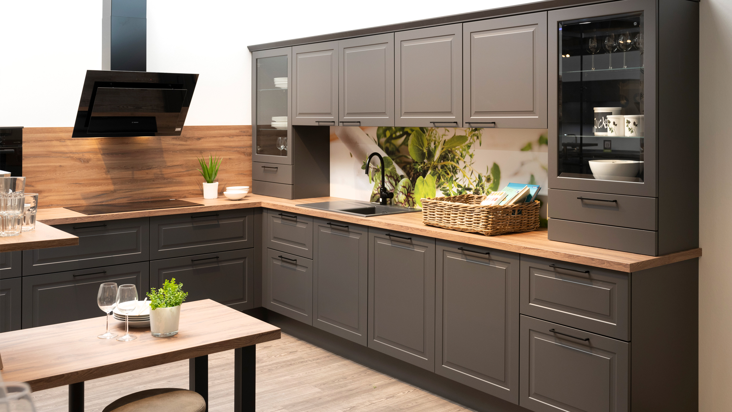 moderne Landhaus L-Küche Modell IL 3390 Nolte Interliving