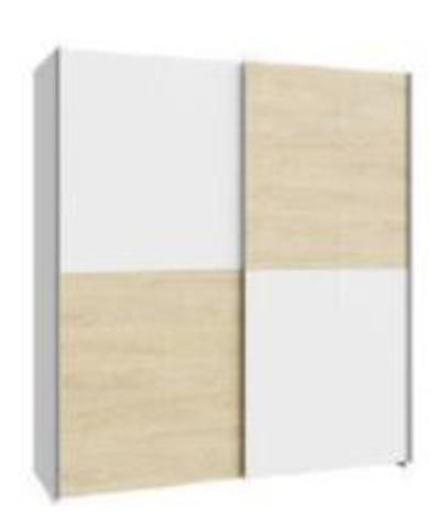 Schwebetürenschrank, 2-trg. Schach & Matt SHMS82231-M870