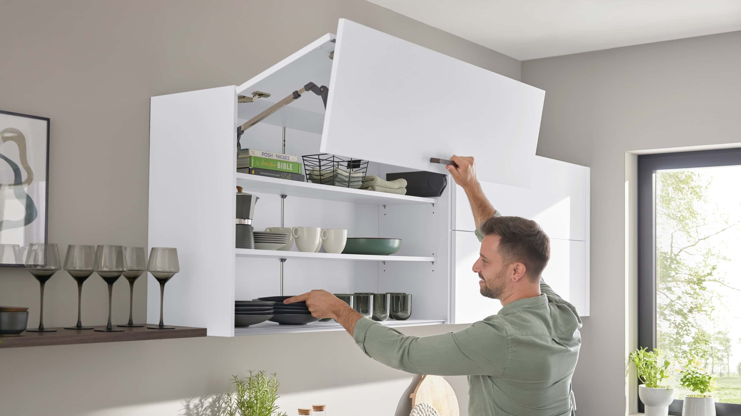 Moderne Familienküche "Laser" in U-Form von Culineo