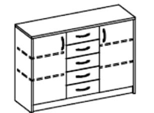 Kommode 38-007 Optimus 38-007-17