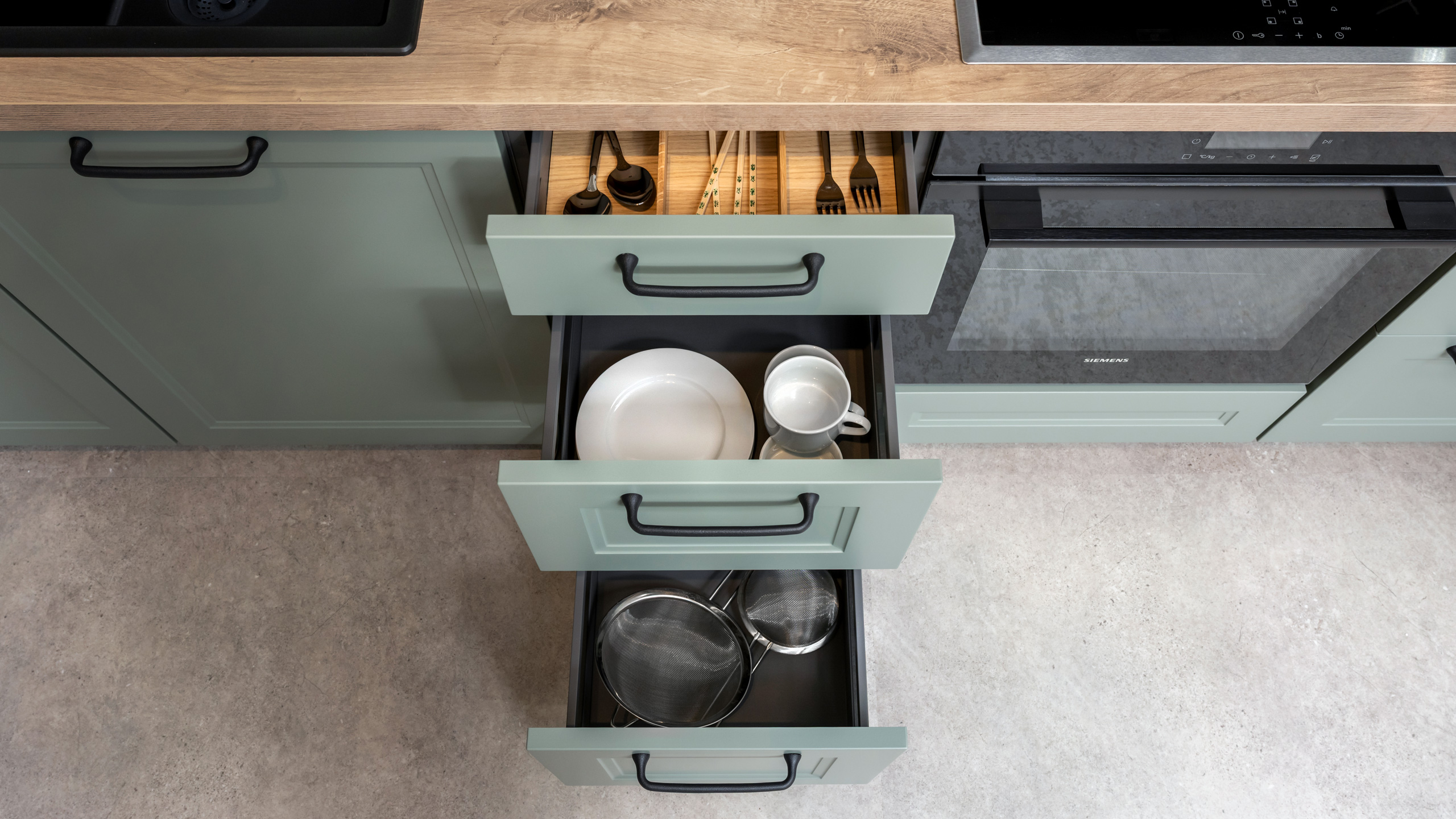 Trendige Paar-Küche "Cascada" von Nobilia