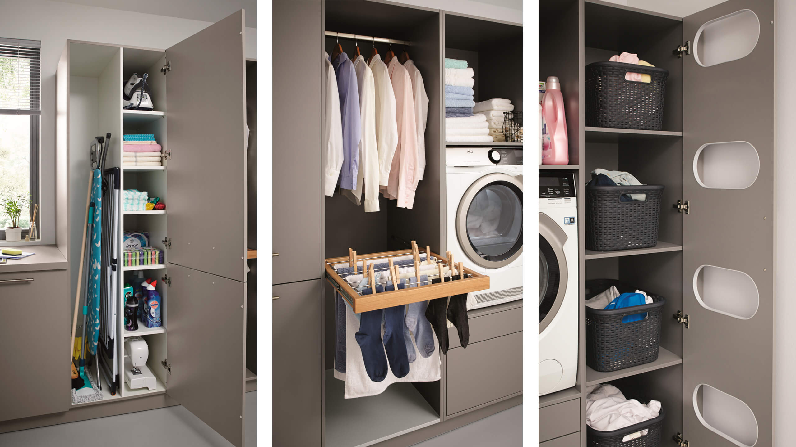 Moderner Hauswirtschaftsraum "Nora" von Wert Küche