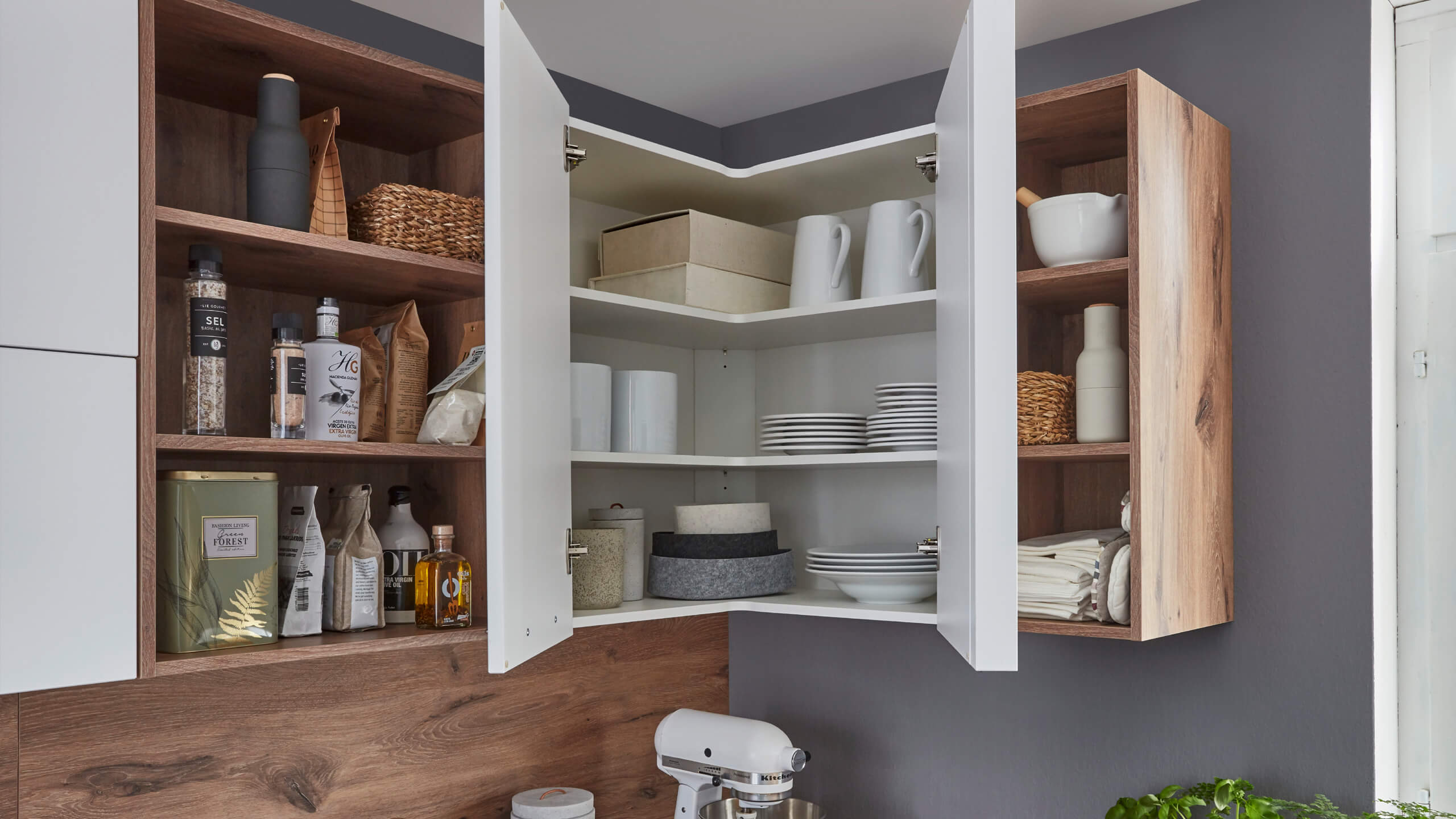 Moderne Familienküche "Artis" in U-Form von Nobilia