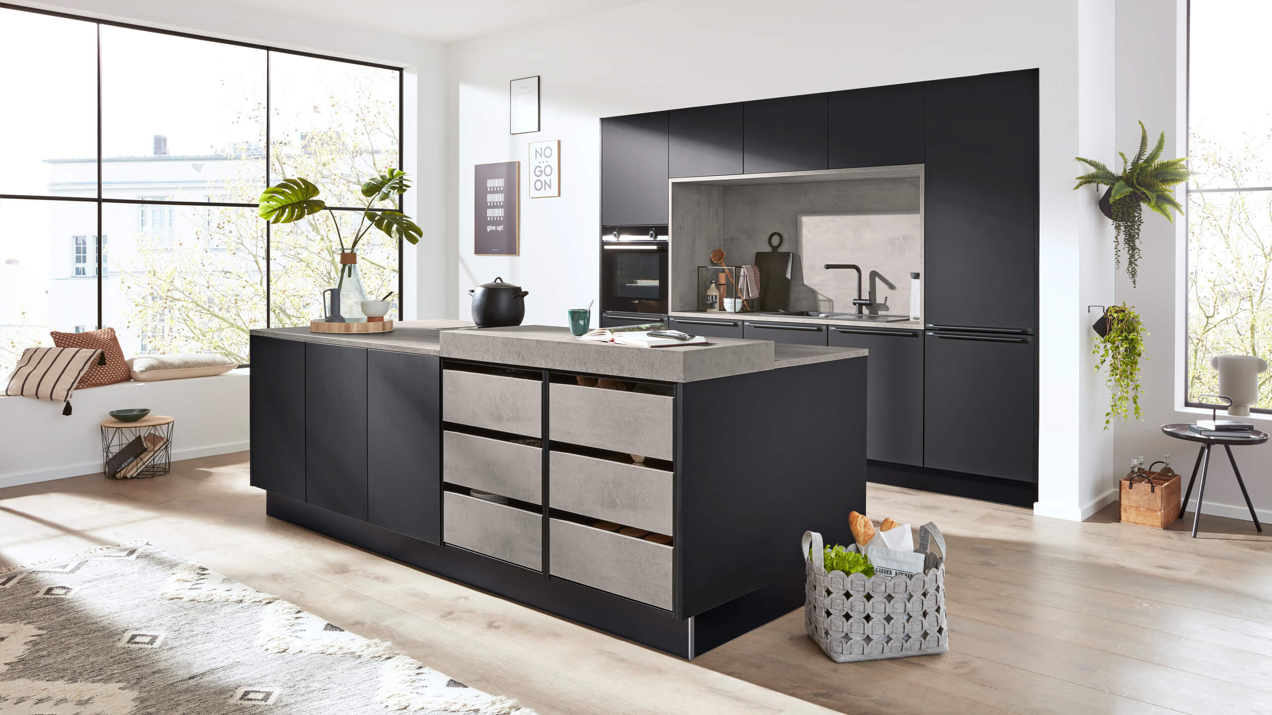 Designküche "Serie 3047" mit Insel von Interliving