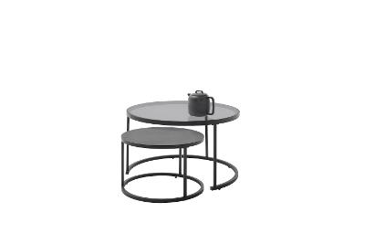 Couchtisch-Set rund Chester 1008988