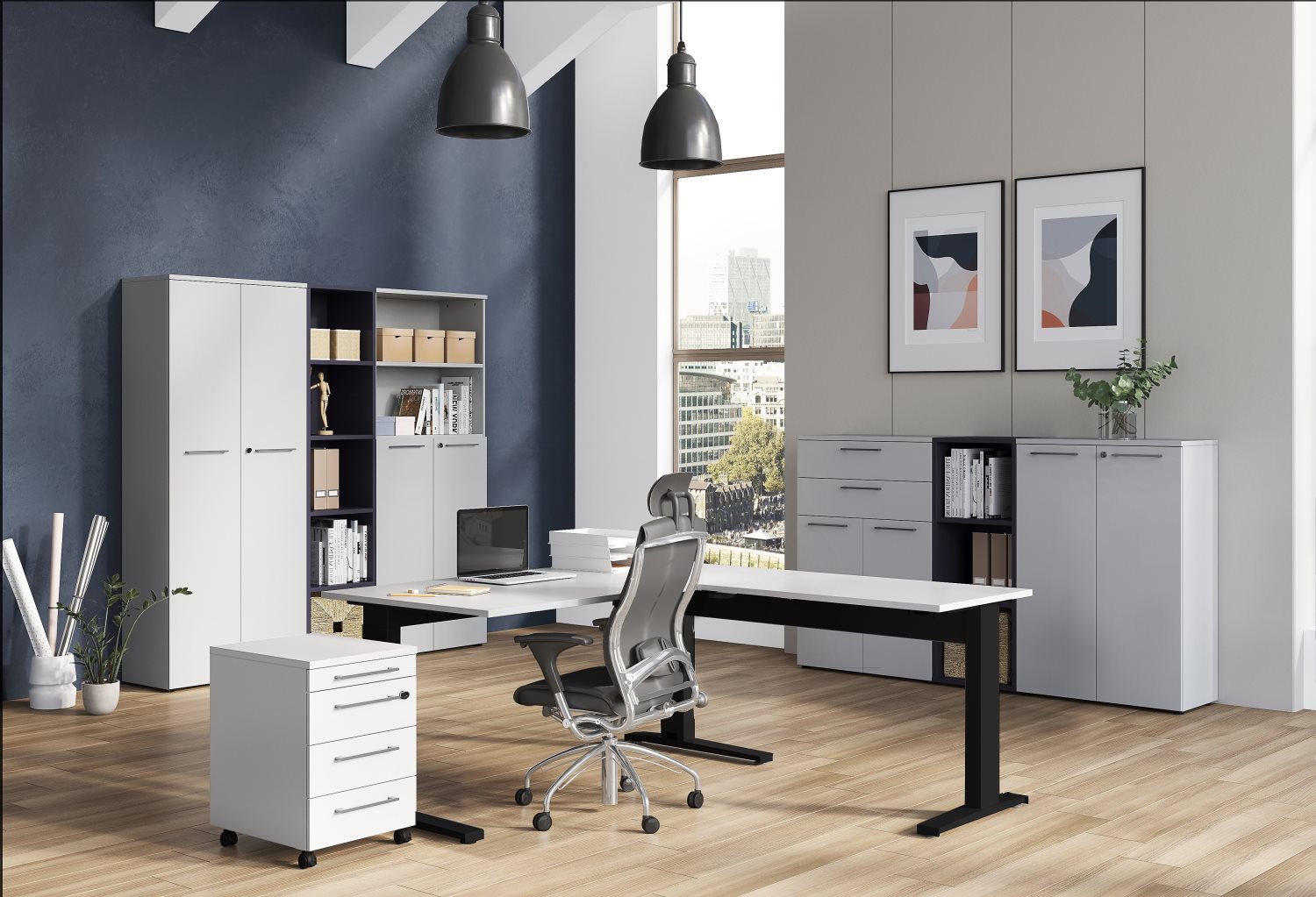 Aktenregal 3 Fächer GW-Lissabon/Mailand-Büro 4230-547