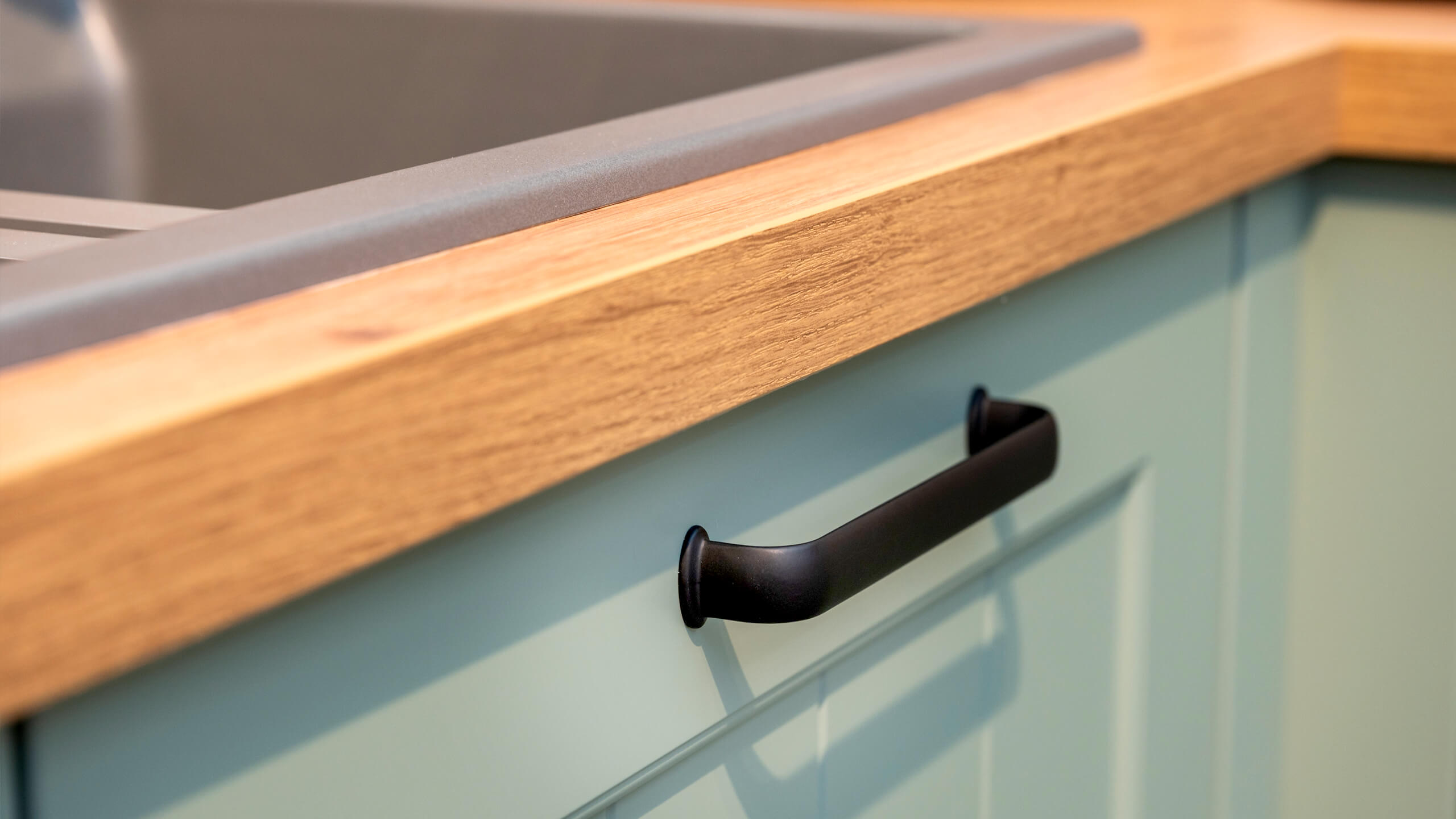 Trendige Landhausküche Modell Canto von Wert Küche