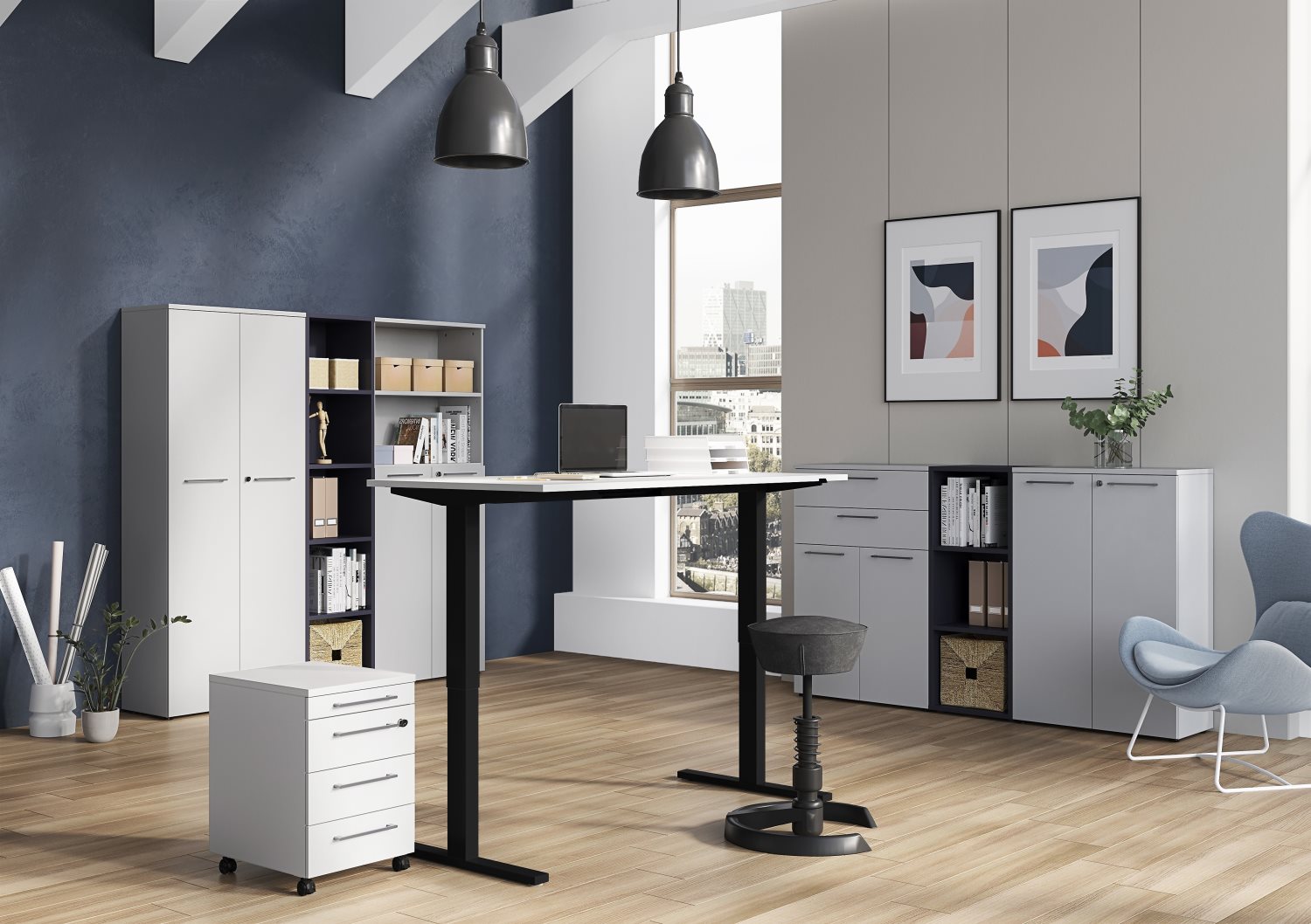 Aktenregal 5 Fächer GW-Lissabon-Büro 4234-547