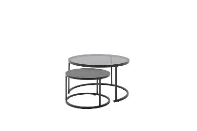 Couchtisch-Set rund Chester 1008988