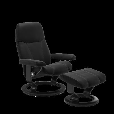 Classic Sessel (M) + Hocker Stressless Consul 1005015
