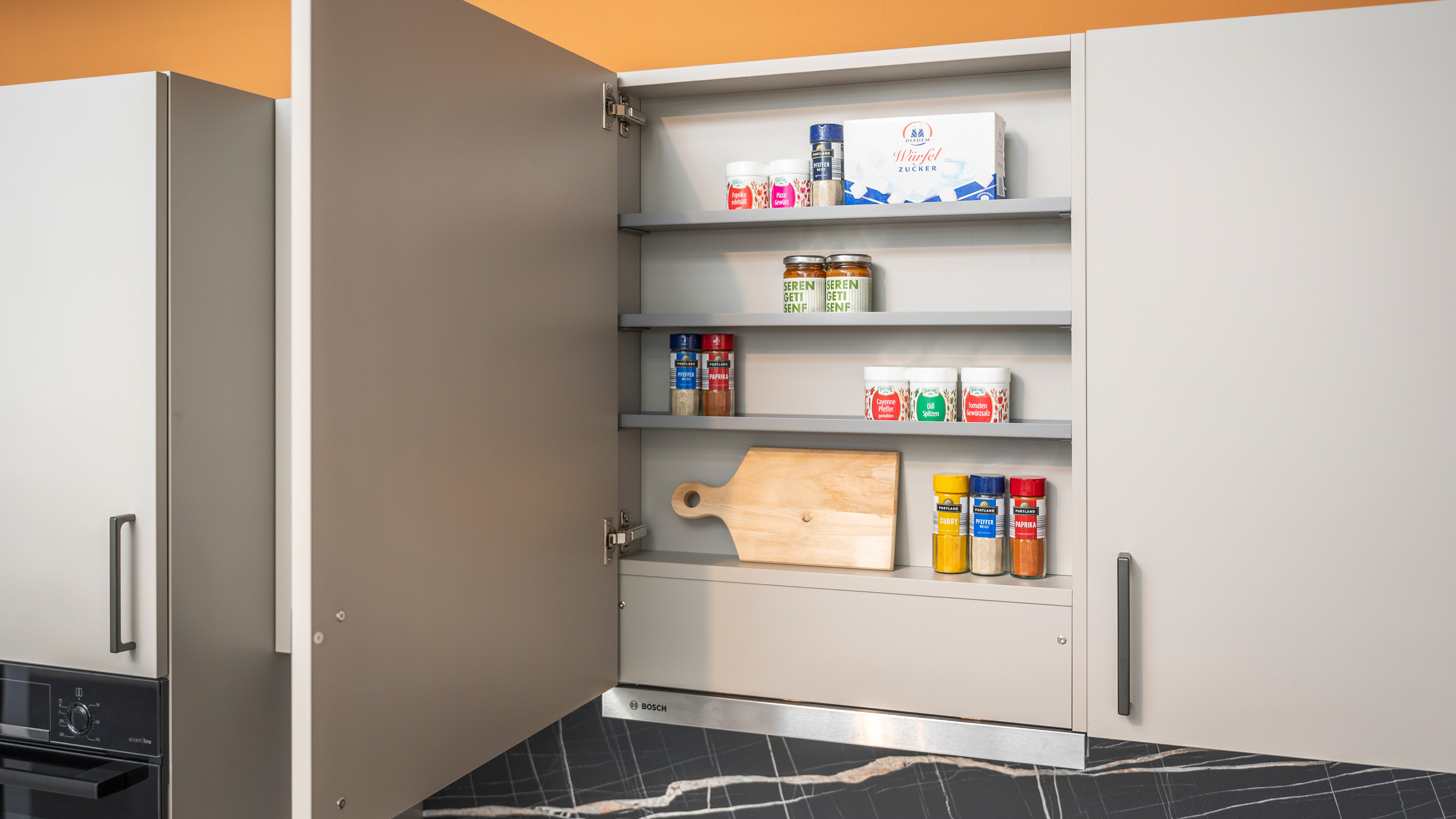 Trendige L-Küche "Matera" von Wert Küche 