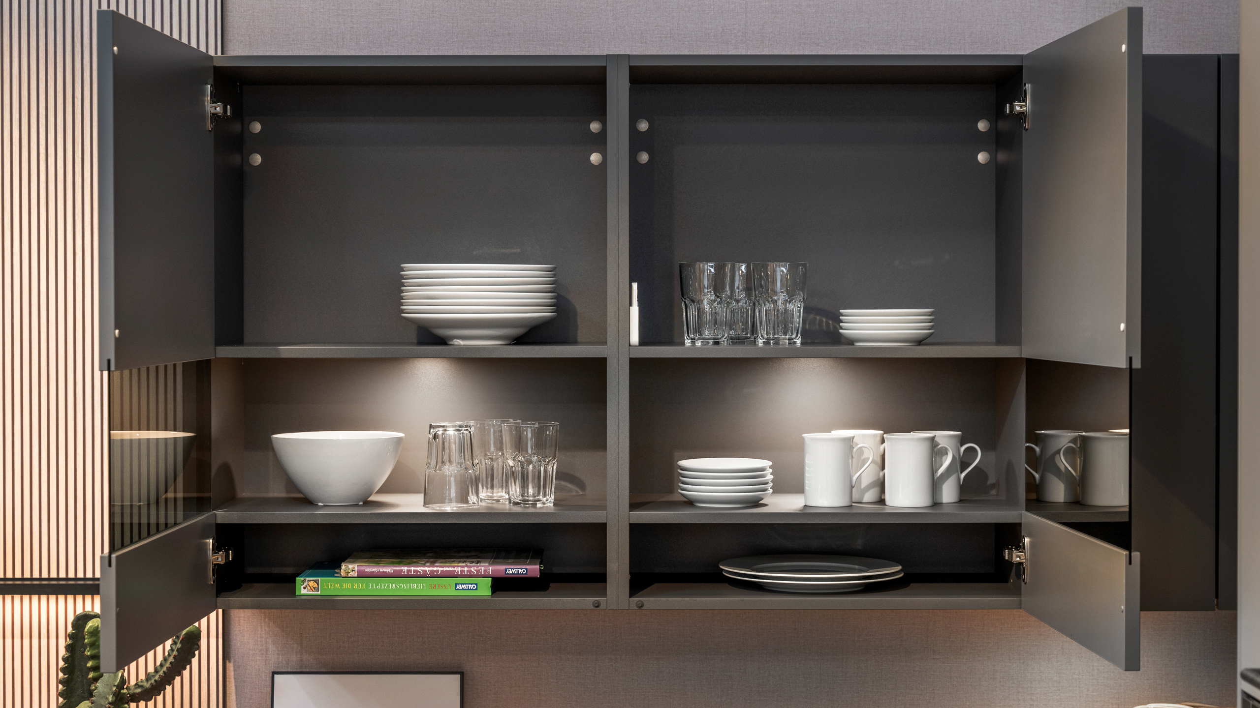 Moderne Trendküche "Senso" in L-Form von Nobilia