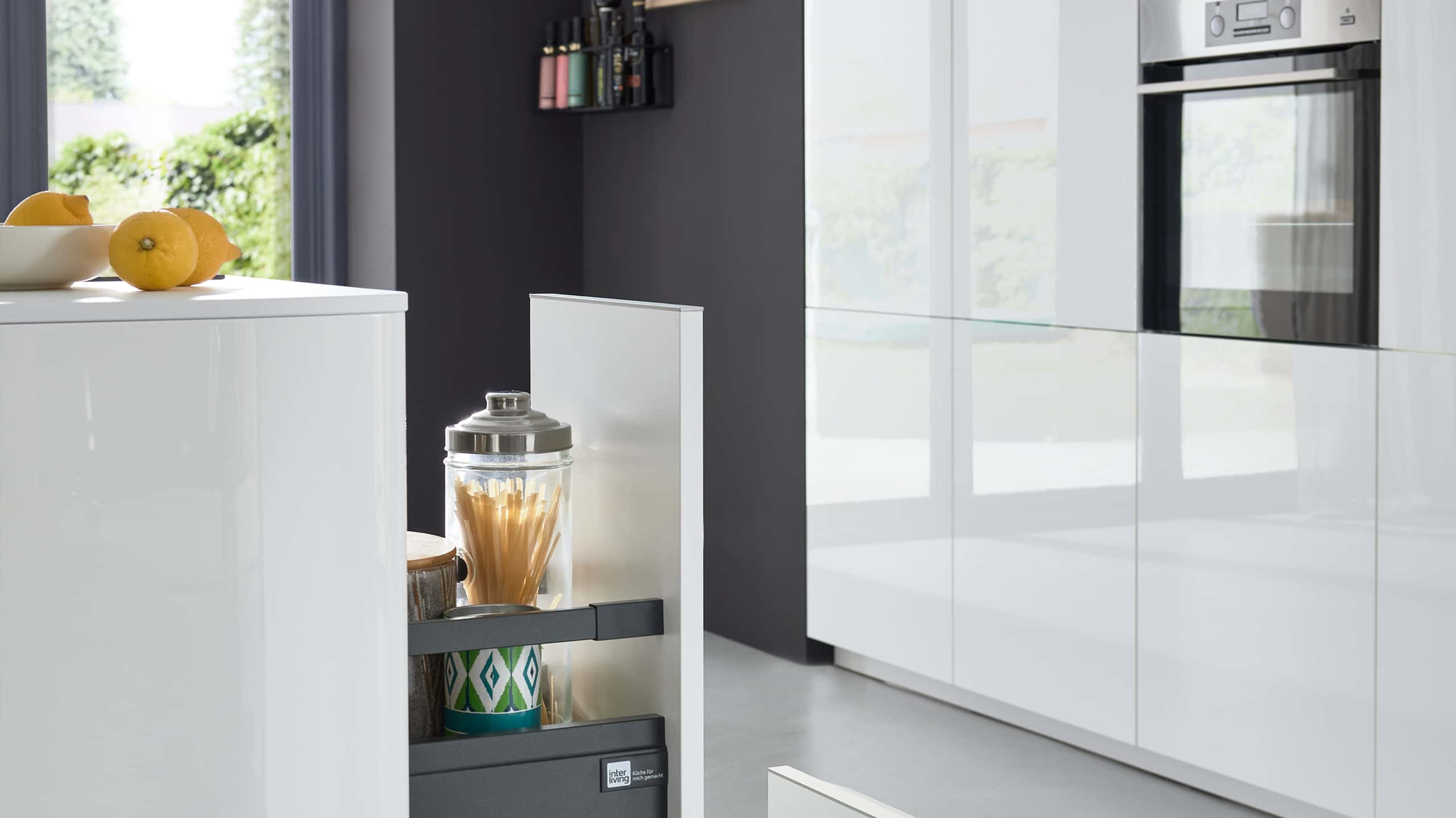 Grifflose Designküche "Serie 3066" von Nobilia