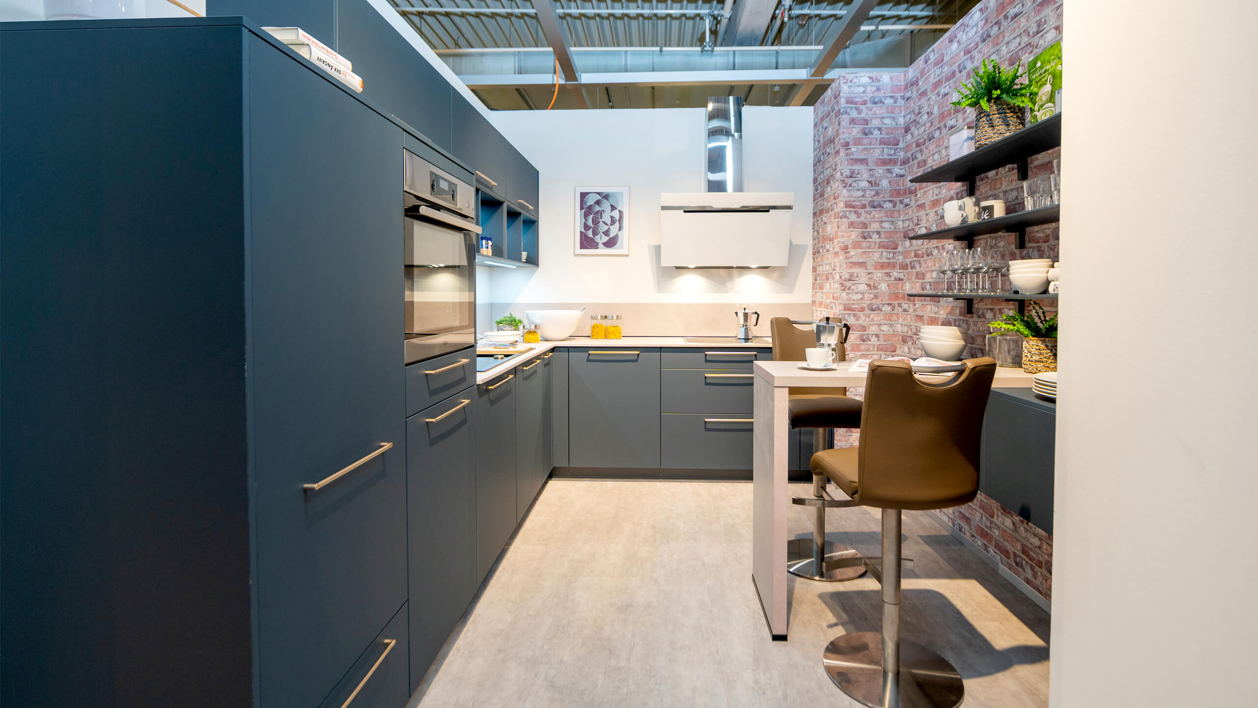 Trendige L-Küche Modell "Easytouch" von Nobilia