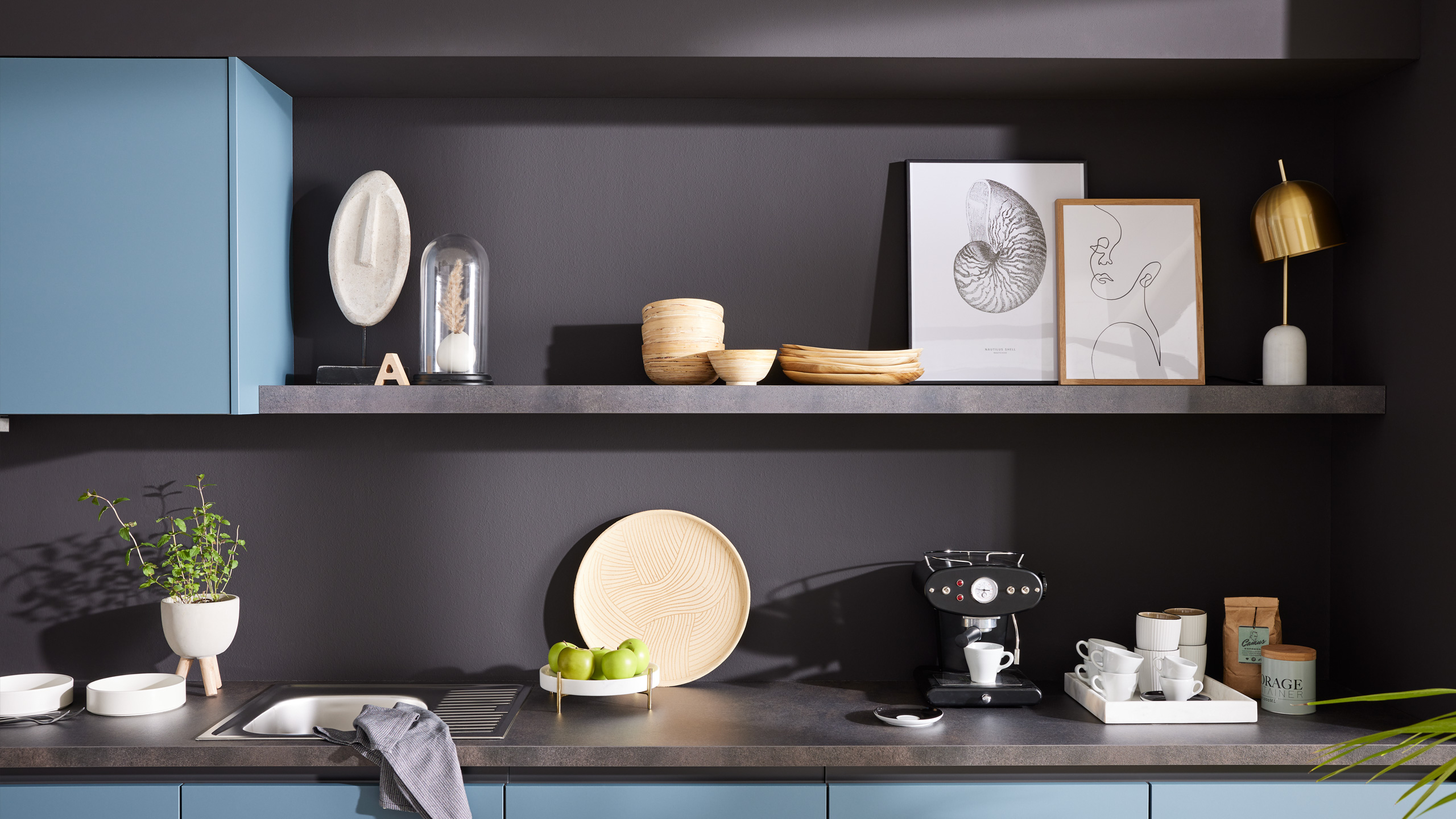 Grifflose Trendküche "Mattea" von Wert Küche