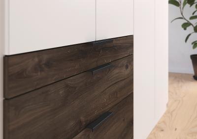 Drehtürenschrank 4-türig, 3 SBK Koda AG927.09L2            Orange-Z