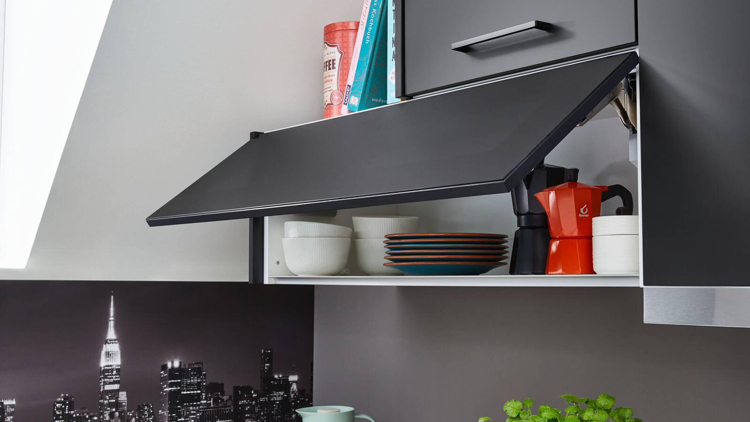 Moderne Familienküche "Clean" in U-Form von Express