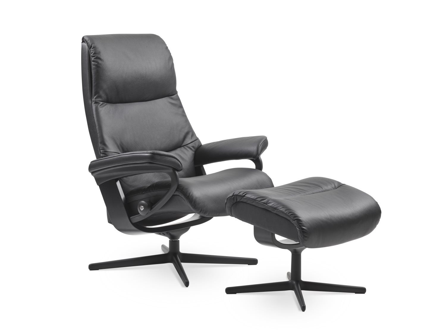 Cross Sessel (M) + Hocker Stressless View 1307317