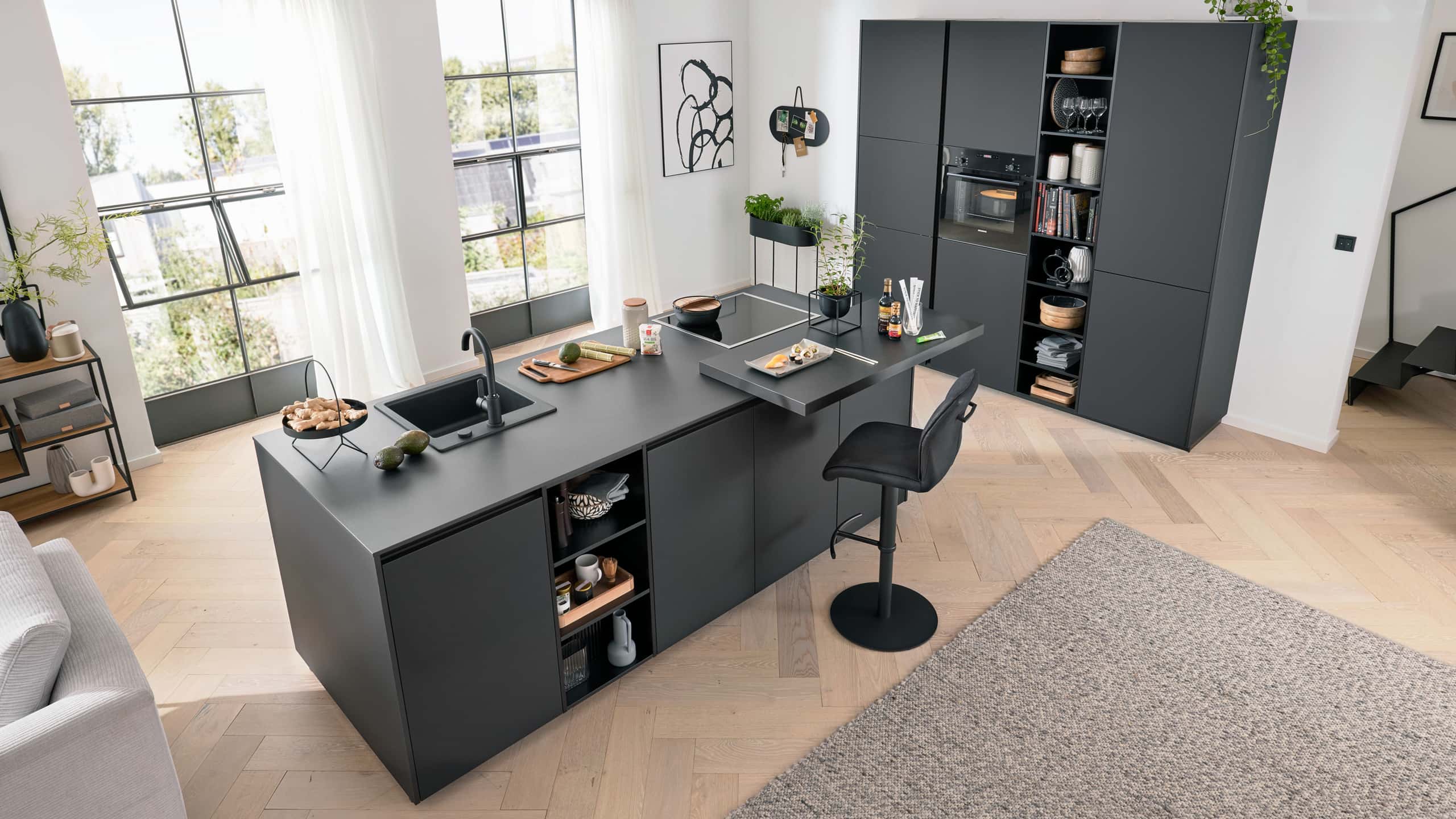 Moderne Inselküche "Serie 3091" von Interliving