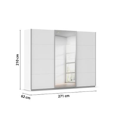 Schwebetürenschrank, 3-trg. 1 SPT Kulmbach-A AN860.54J9      Orange-Z