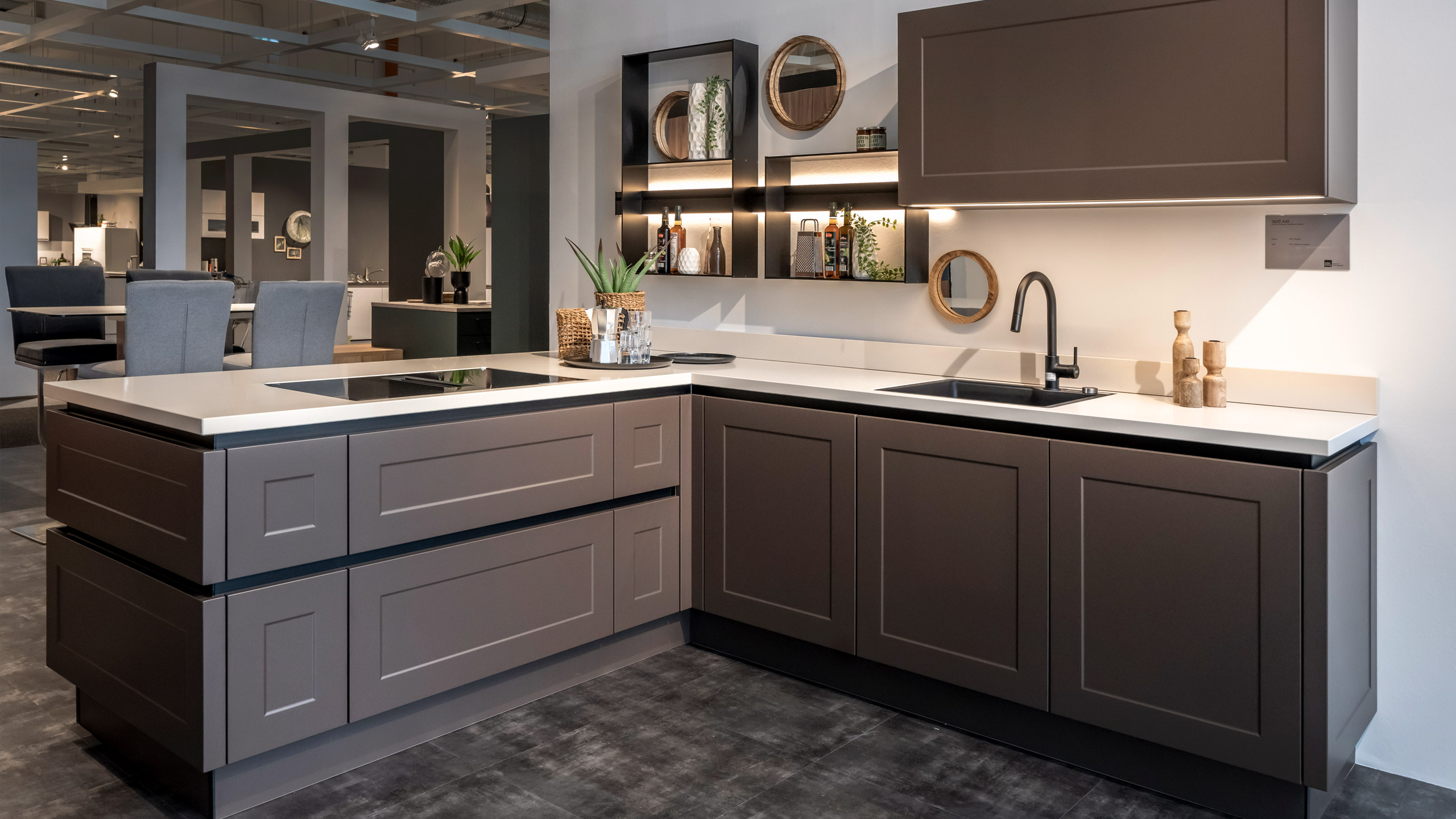 Grifflose Trendküche "IL 3630" von Interliving 