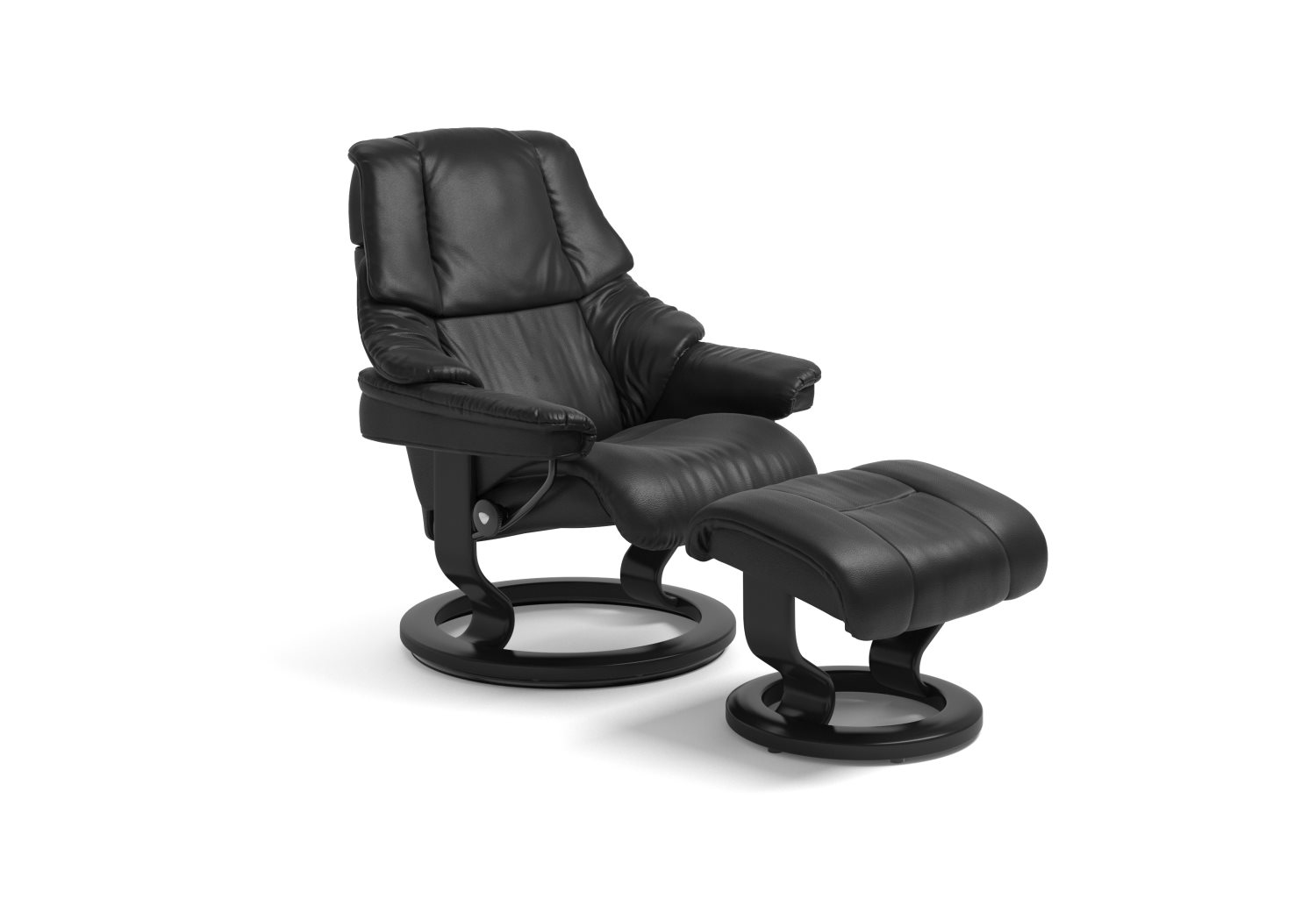 Classic Sessel (M) + Hocker Stressless Reno 1169015