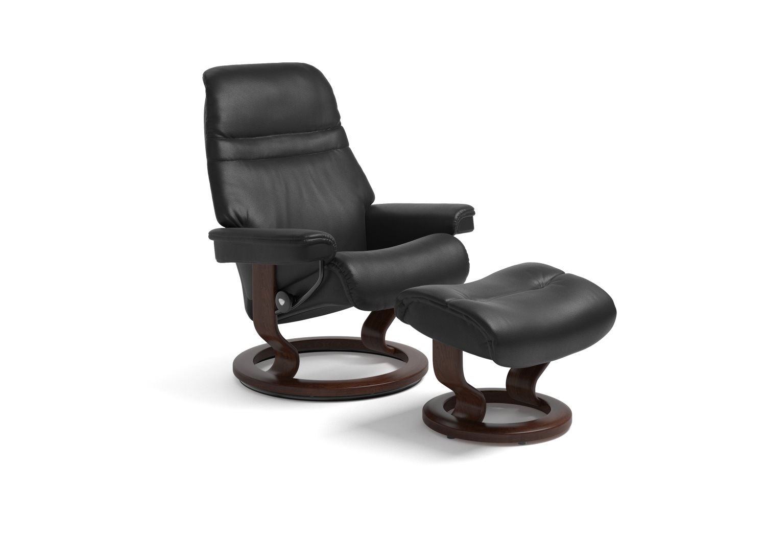 Classic Sessel (M) + Hocker Stressless Sunrise 1237015
