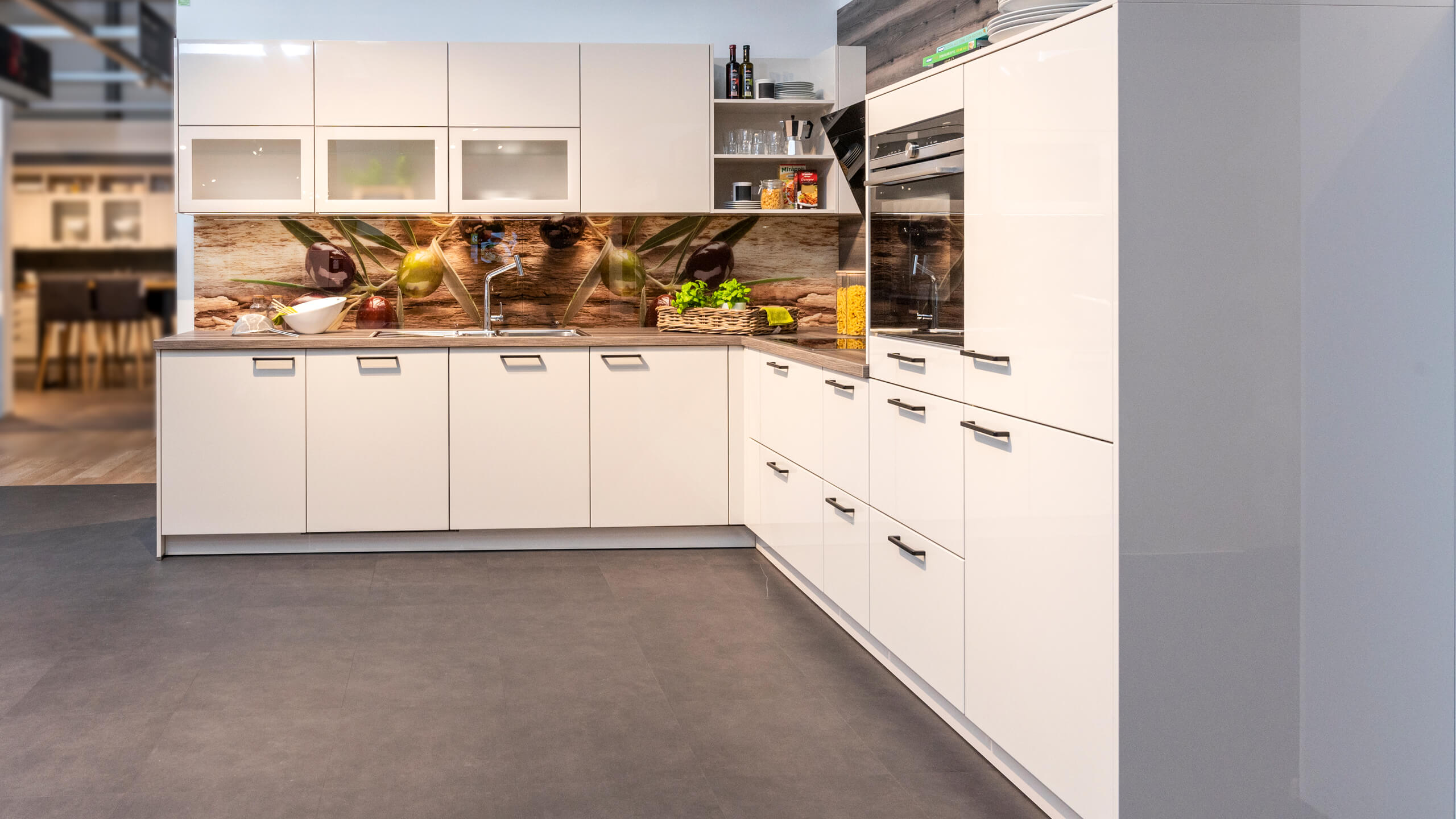 Moderne L-Küche Modell Gala von Wert Küche