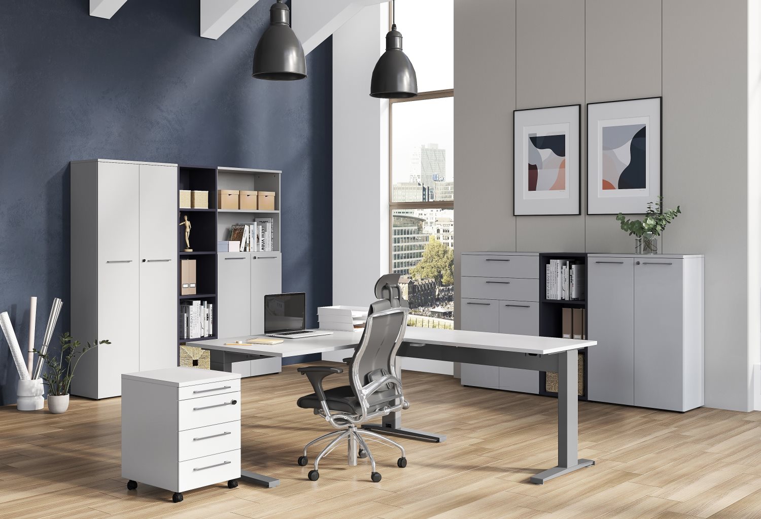 Aktenregal 3 Fächer GW-Lissabon/Mailand-Büro 4230-547