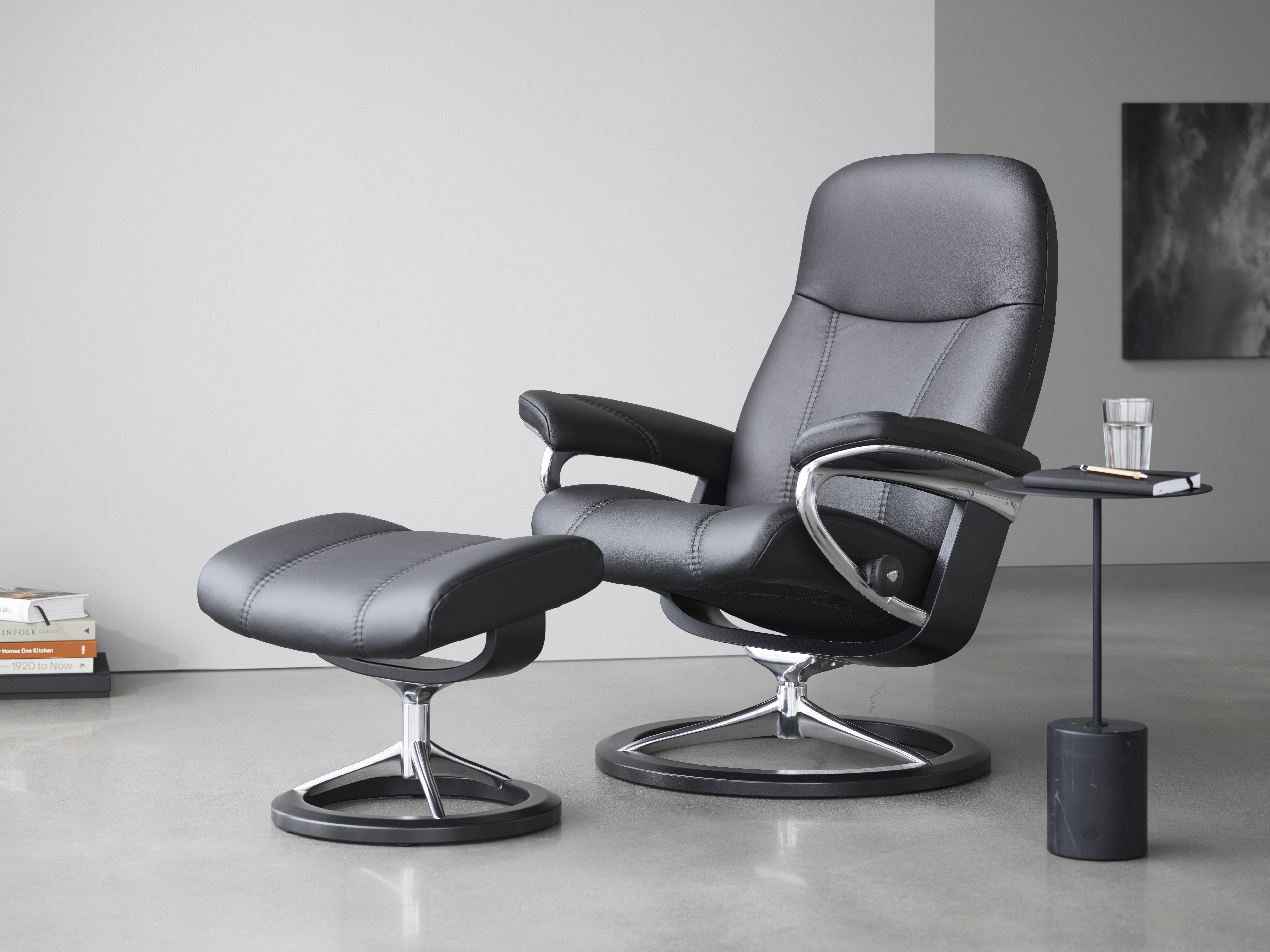 Signature Sessel (M) + Hocker Stressless Consul 1005315
